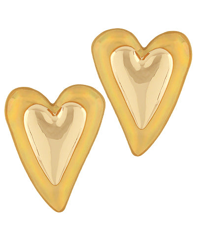 Jayden Heart Statement Earrings