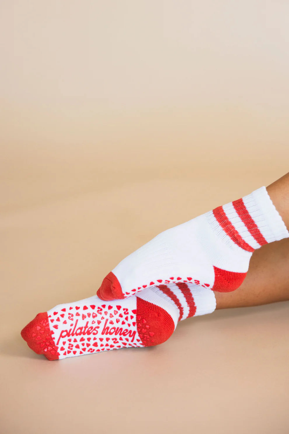 Rosso Vintage Short Crew Grip Socks