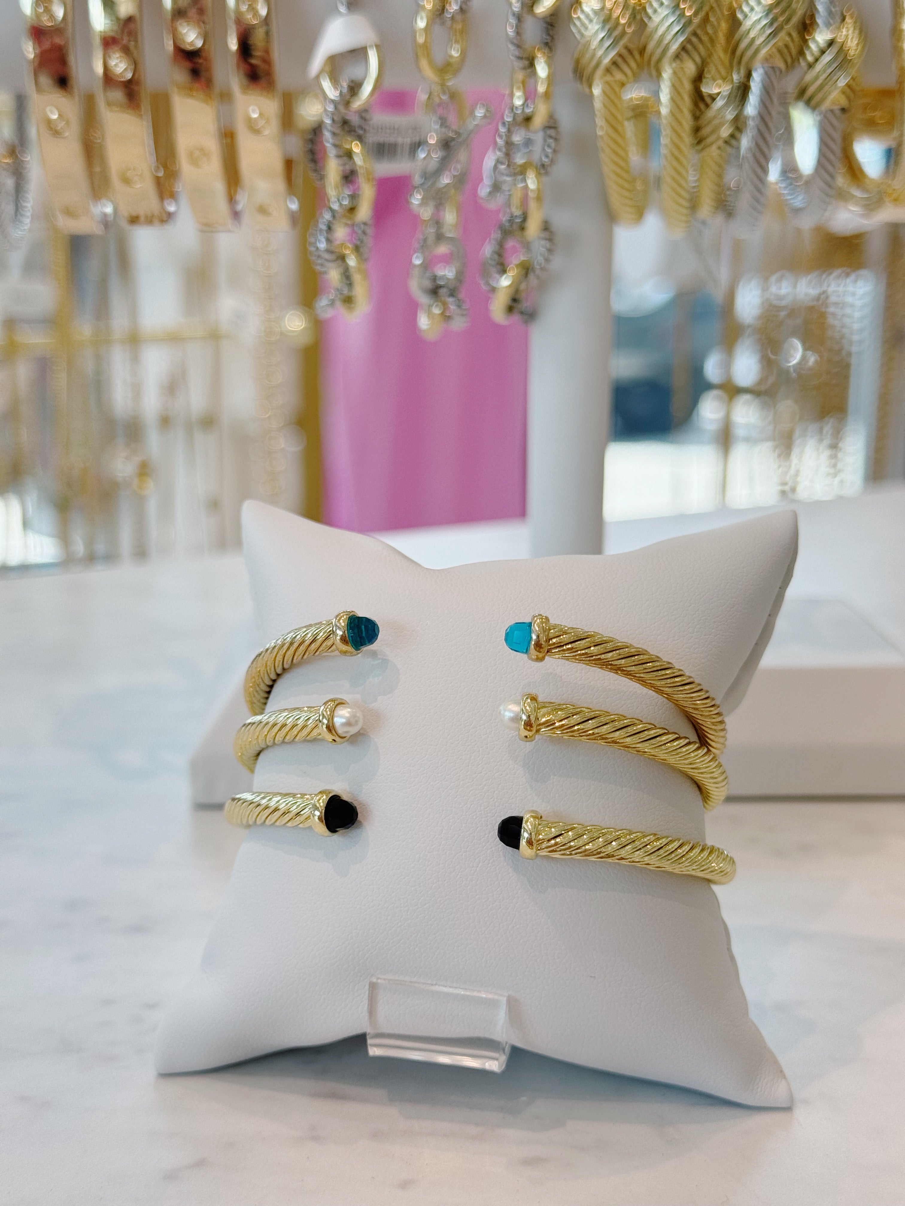 Stella Bracelet - Gold & Black