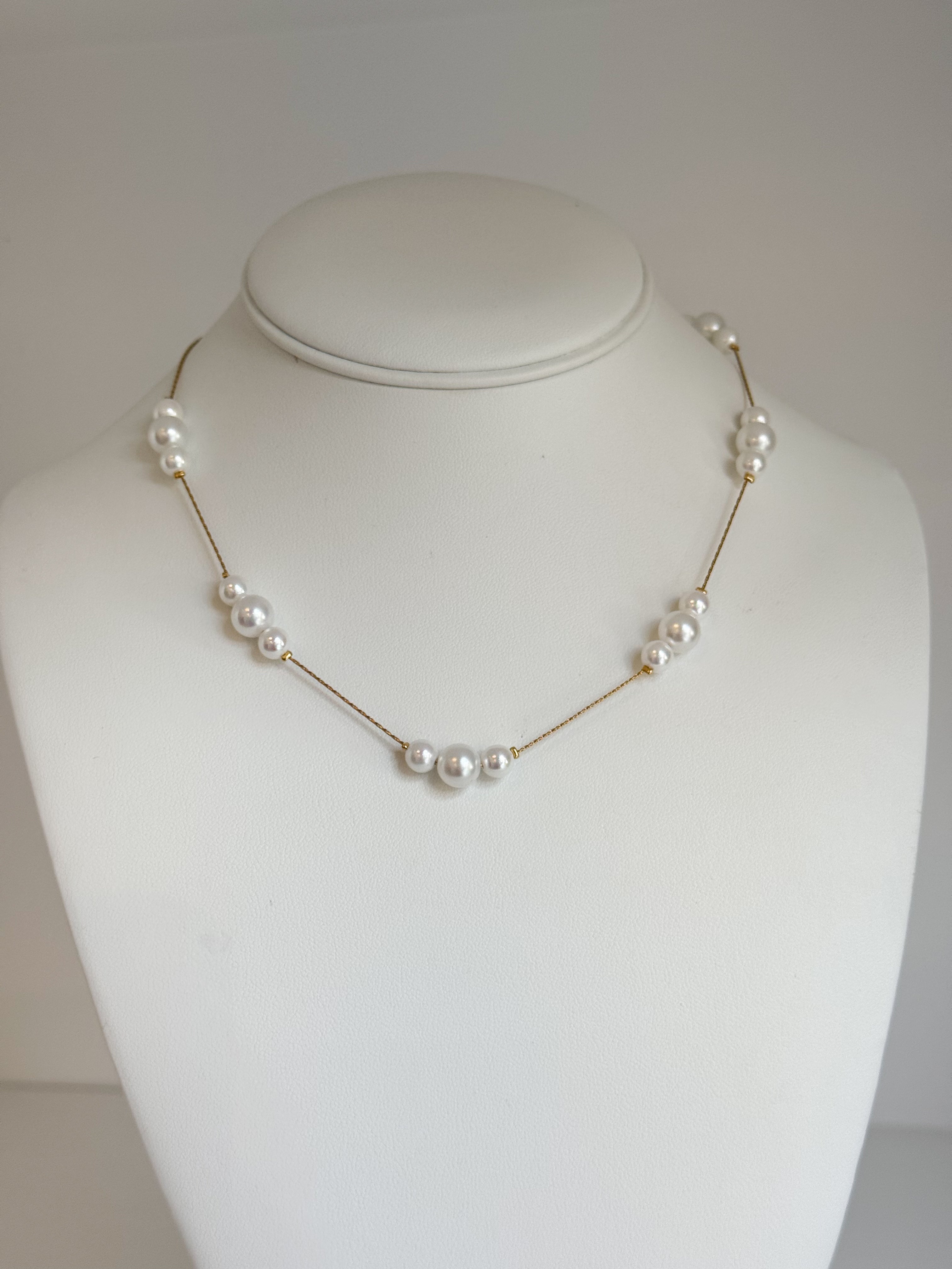 Cate Pearl Necklace - Water Resistant