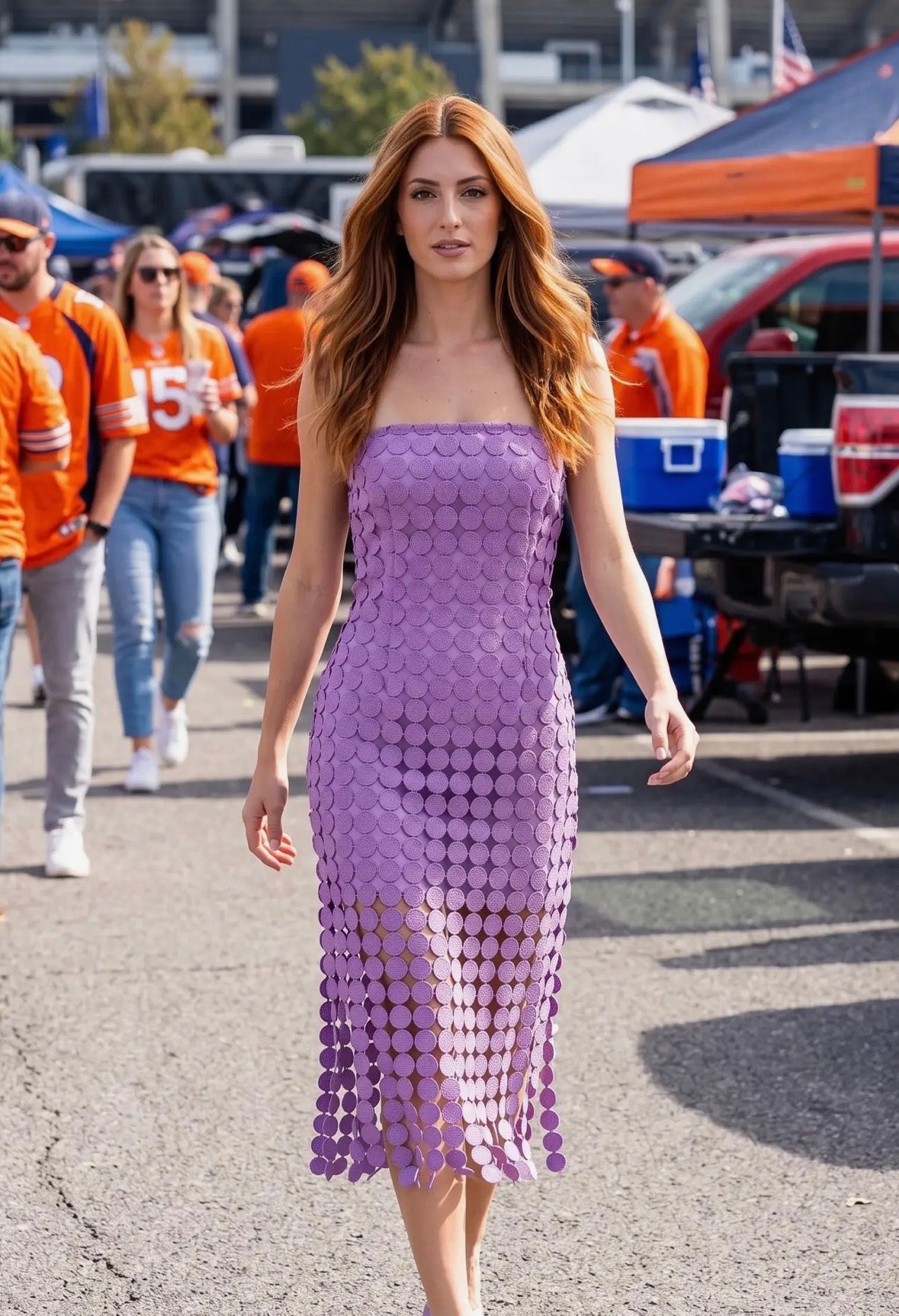 Sun Goes Down Midi Dress
