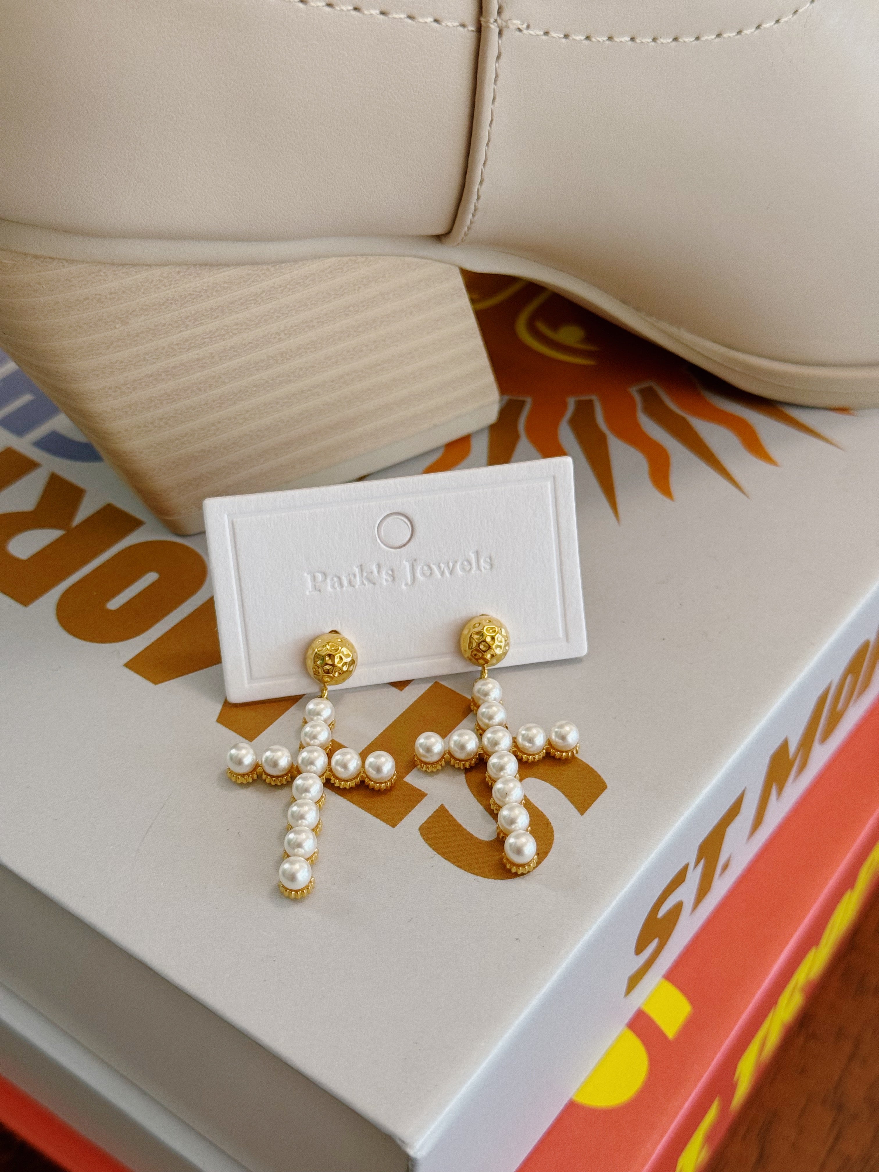 Adelaide Cross Earrings