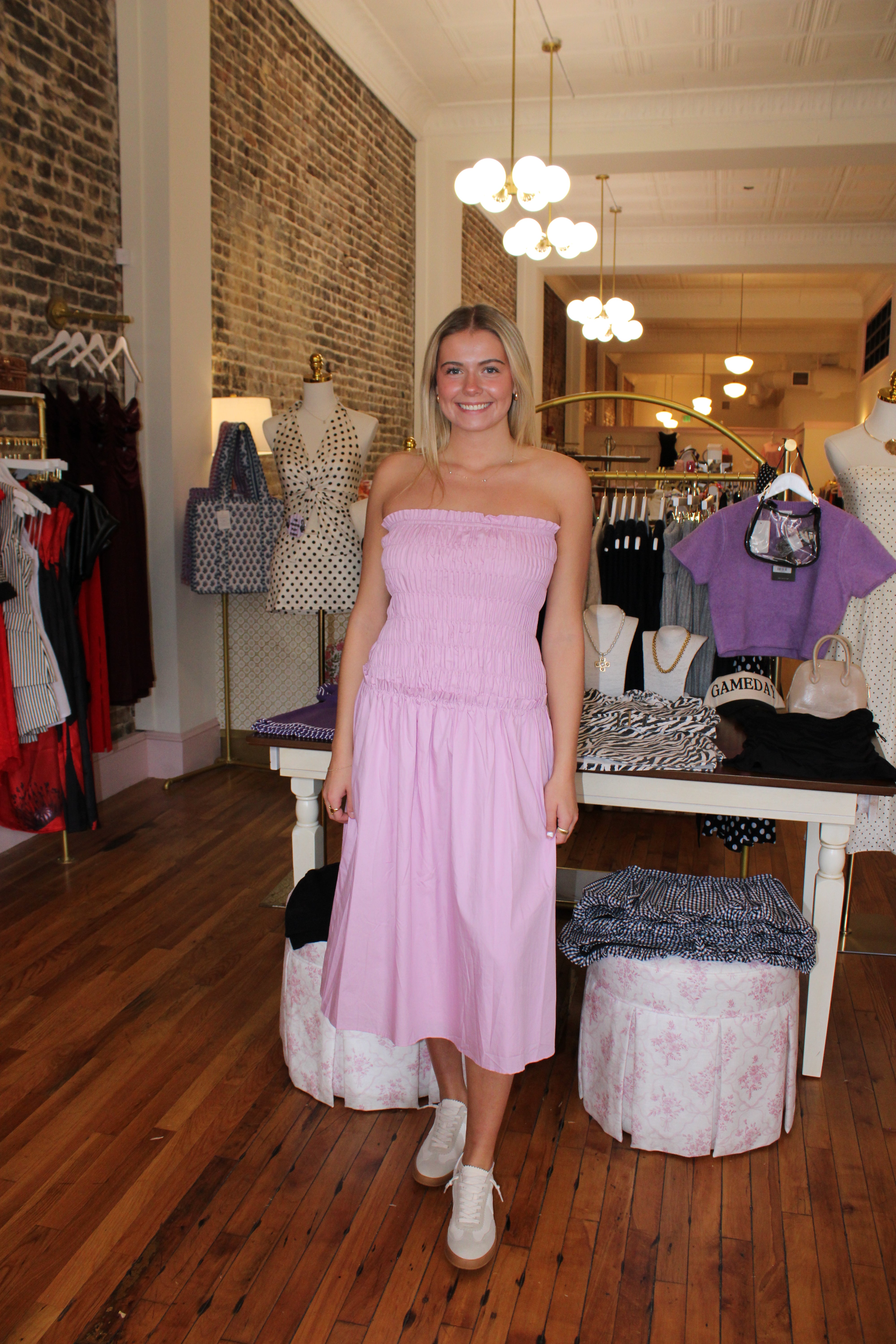 Lennox Midi Dress - Lilac