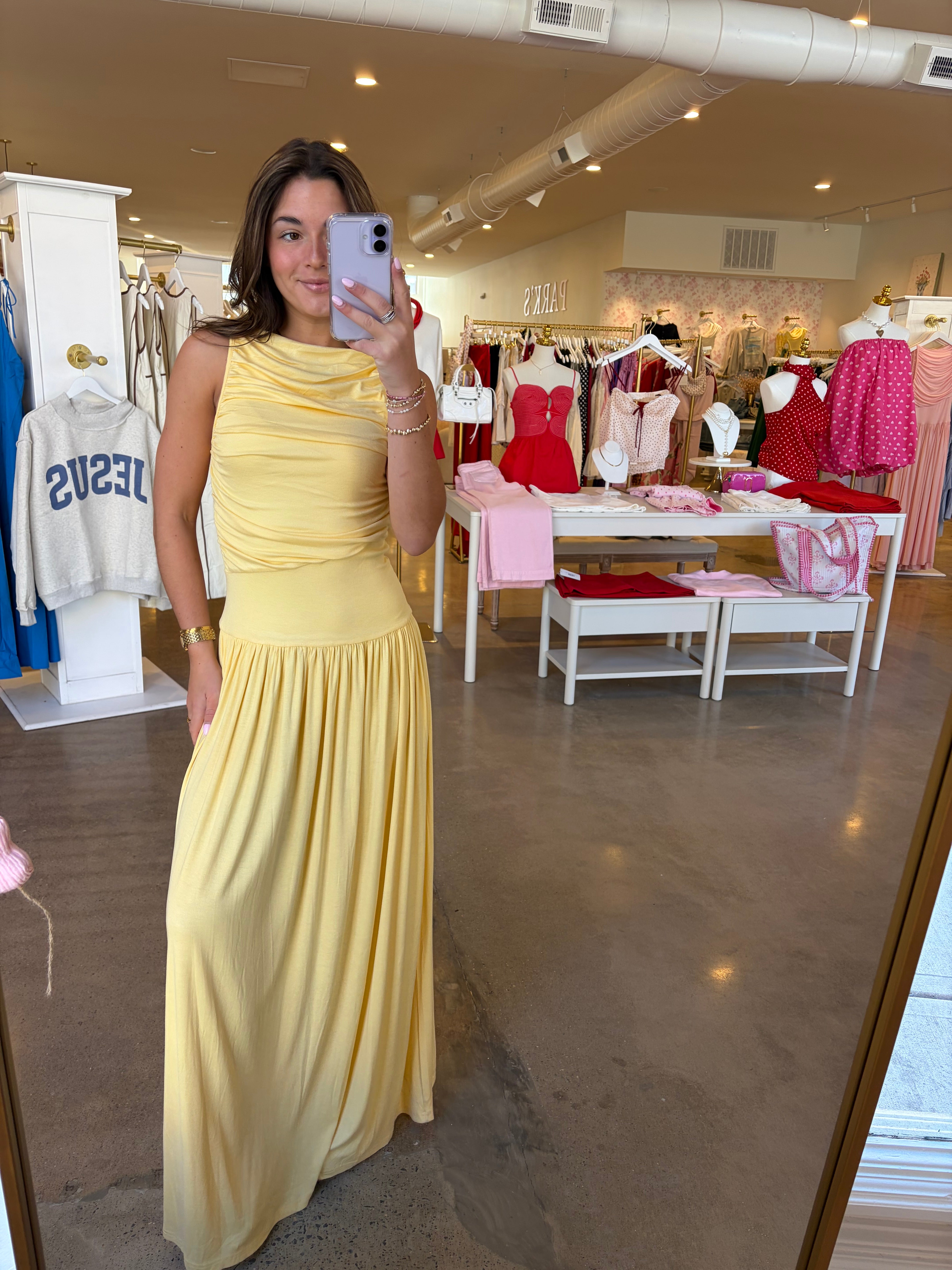 All At Once Maxi Dress - Butter