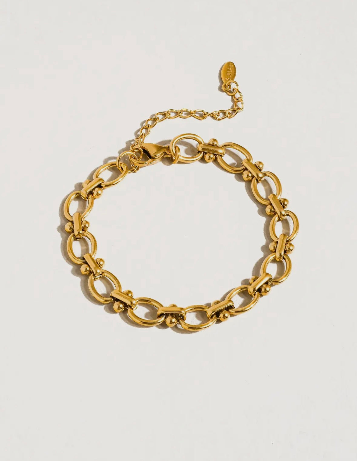Dawson 18K Gold Non-Tarnish Braided Chain Bracelet