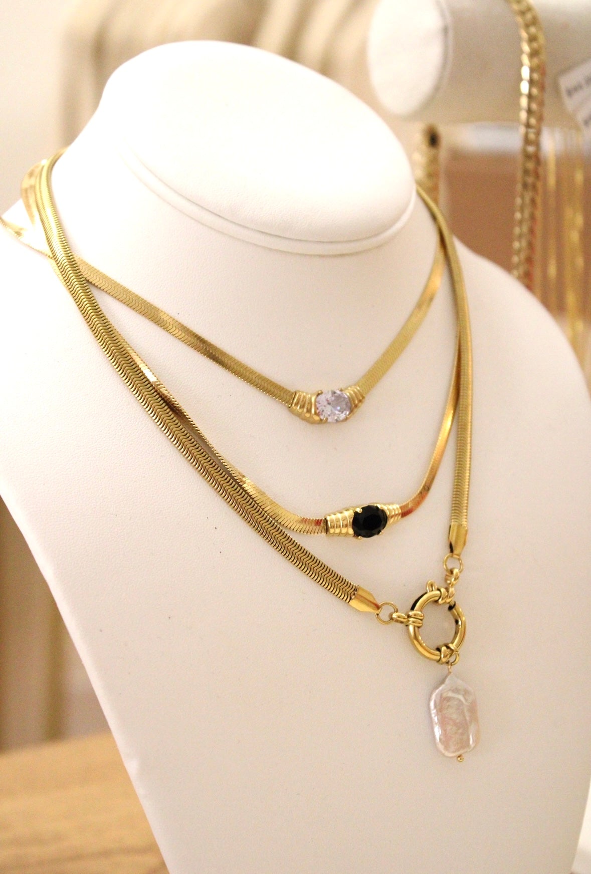 Elizabeth Necklace - Black