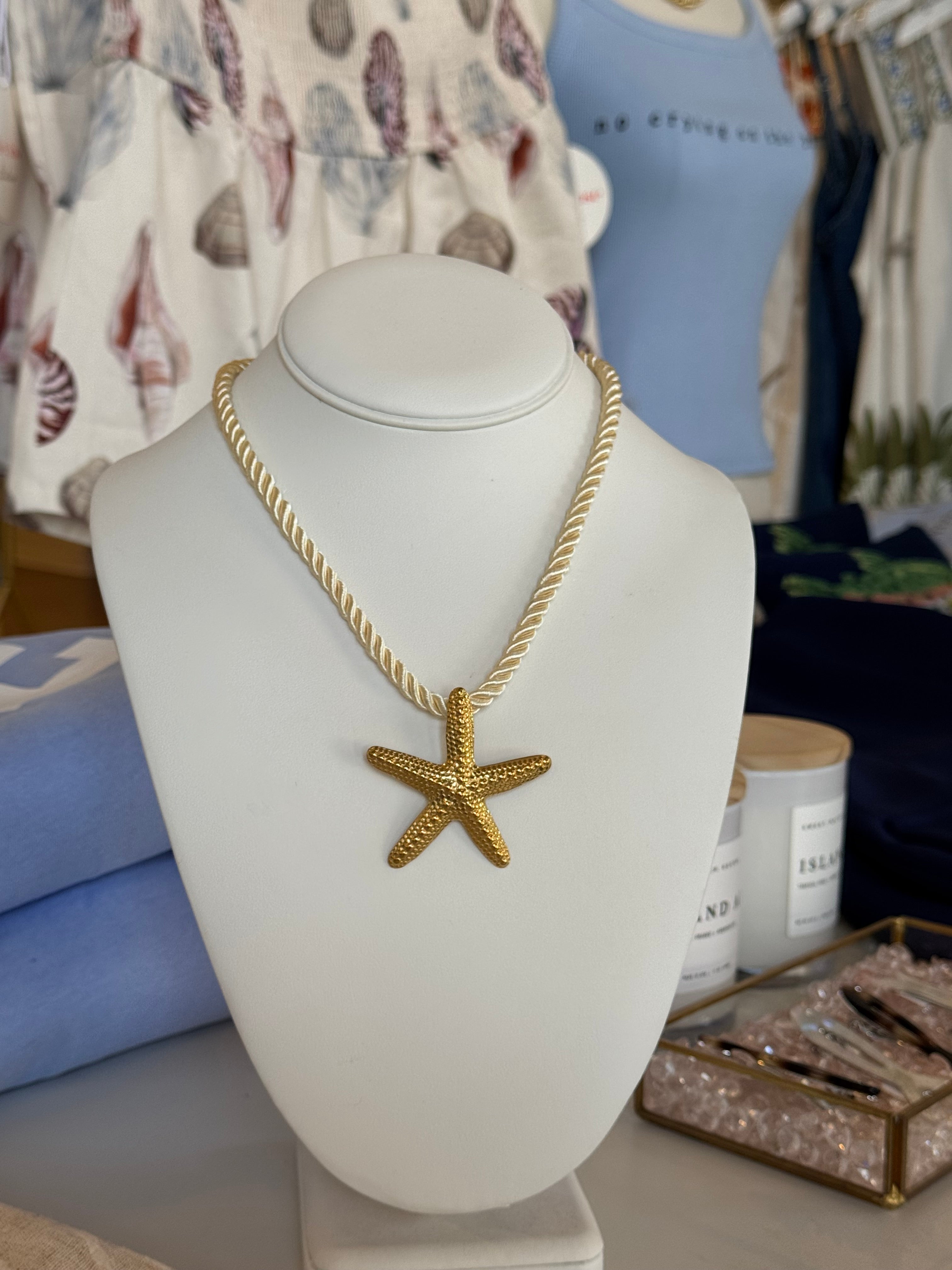 Starfish Rope Necklace