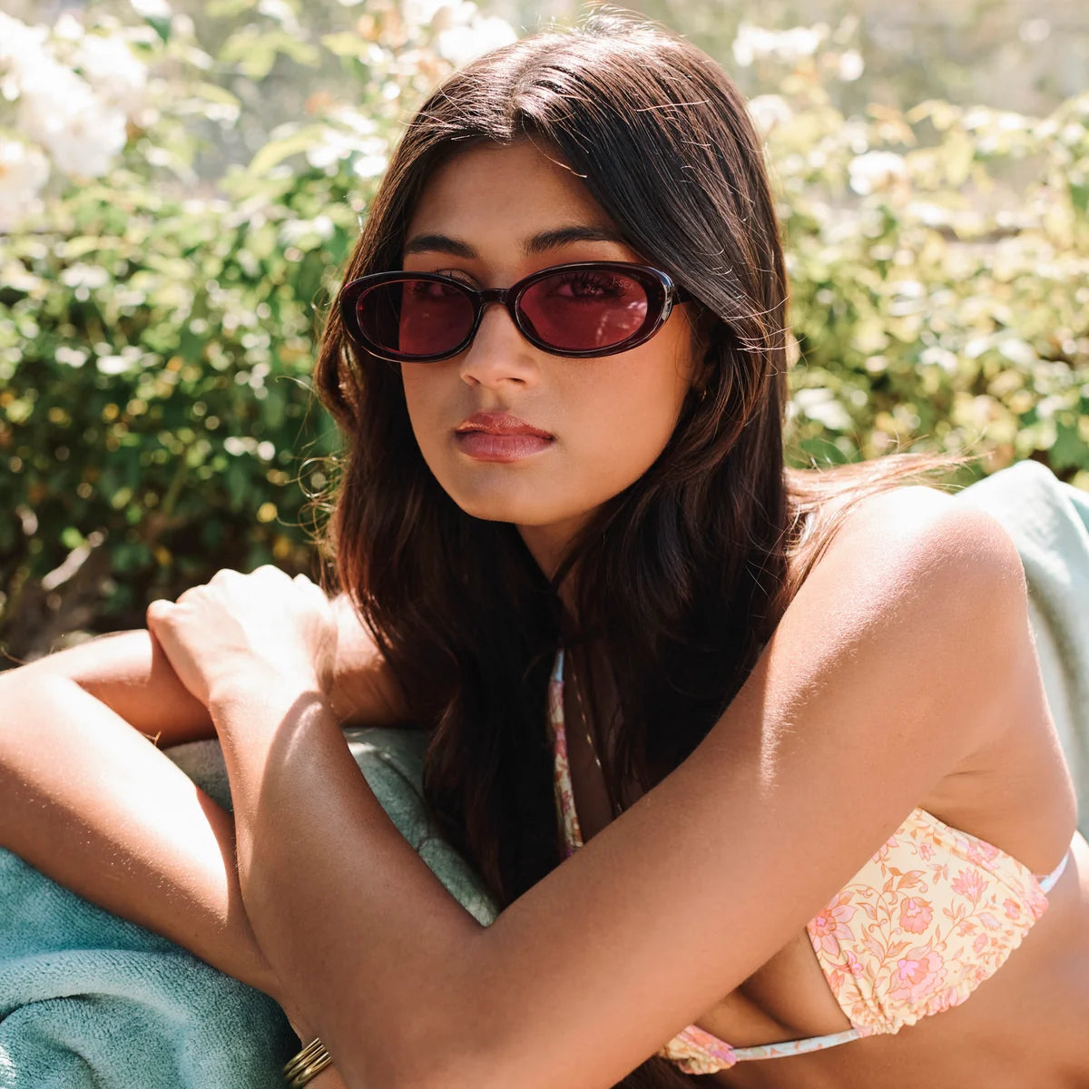 Holden Sunglasses - Cherry/ Rose Polarized Lens