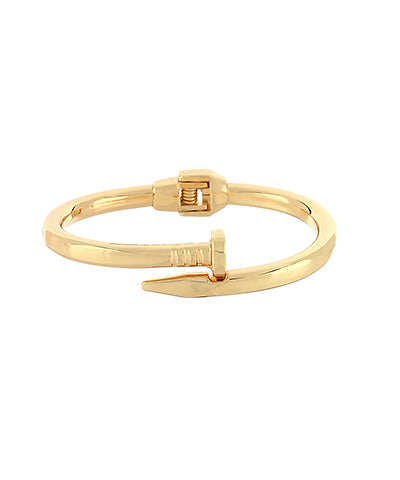 Nail Hinge Bracelet - Gold