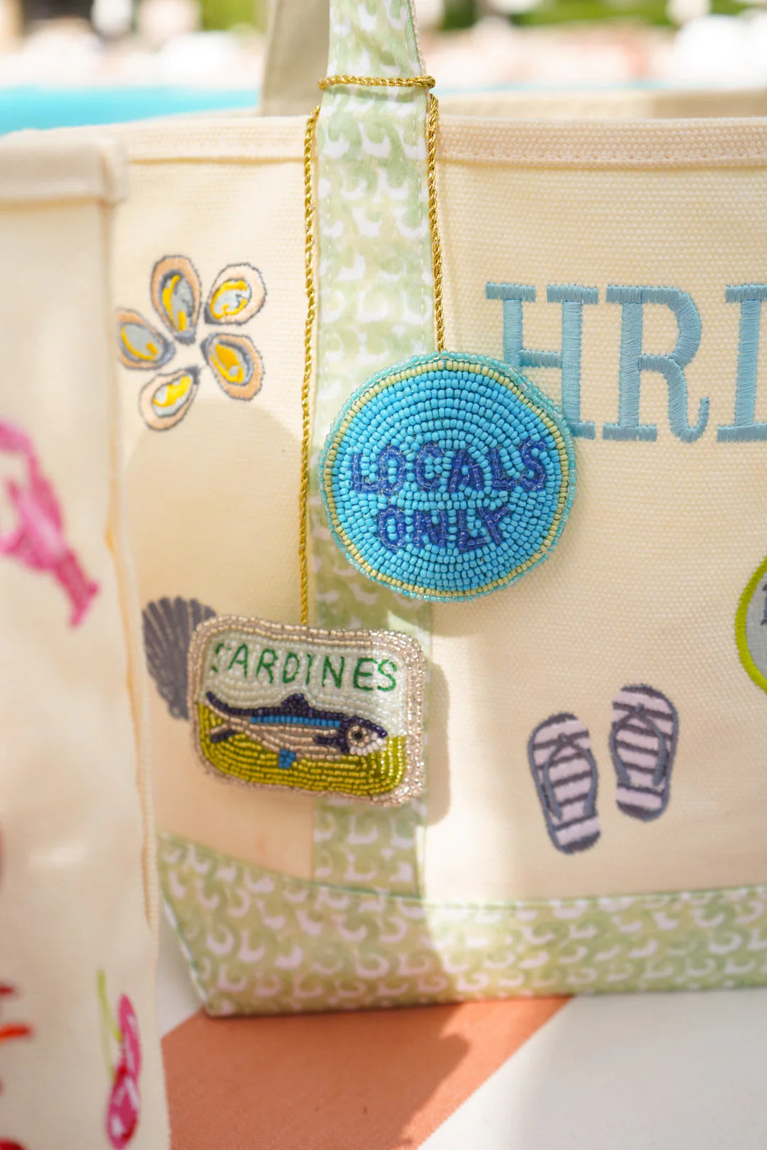 Sadine/Locals Only Beaded Bag Charm