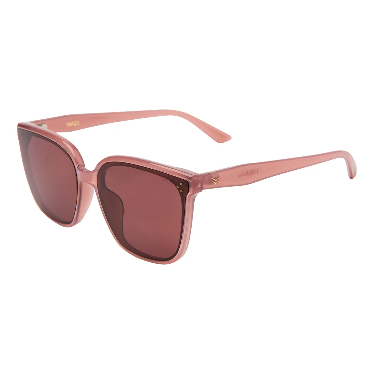 Madi Sunglasses - DUSTY ROSE / PLUM POLARIZED LENS
