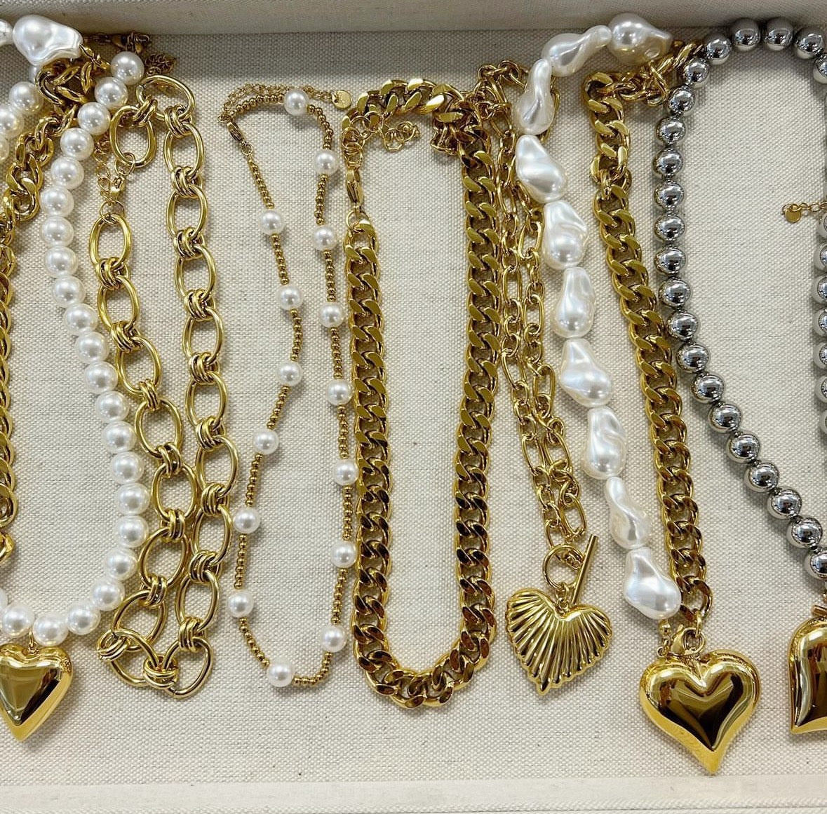 Pearl Heart Necklace