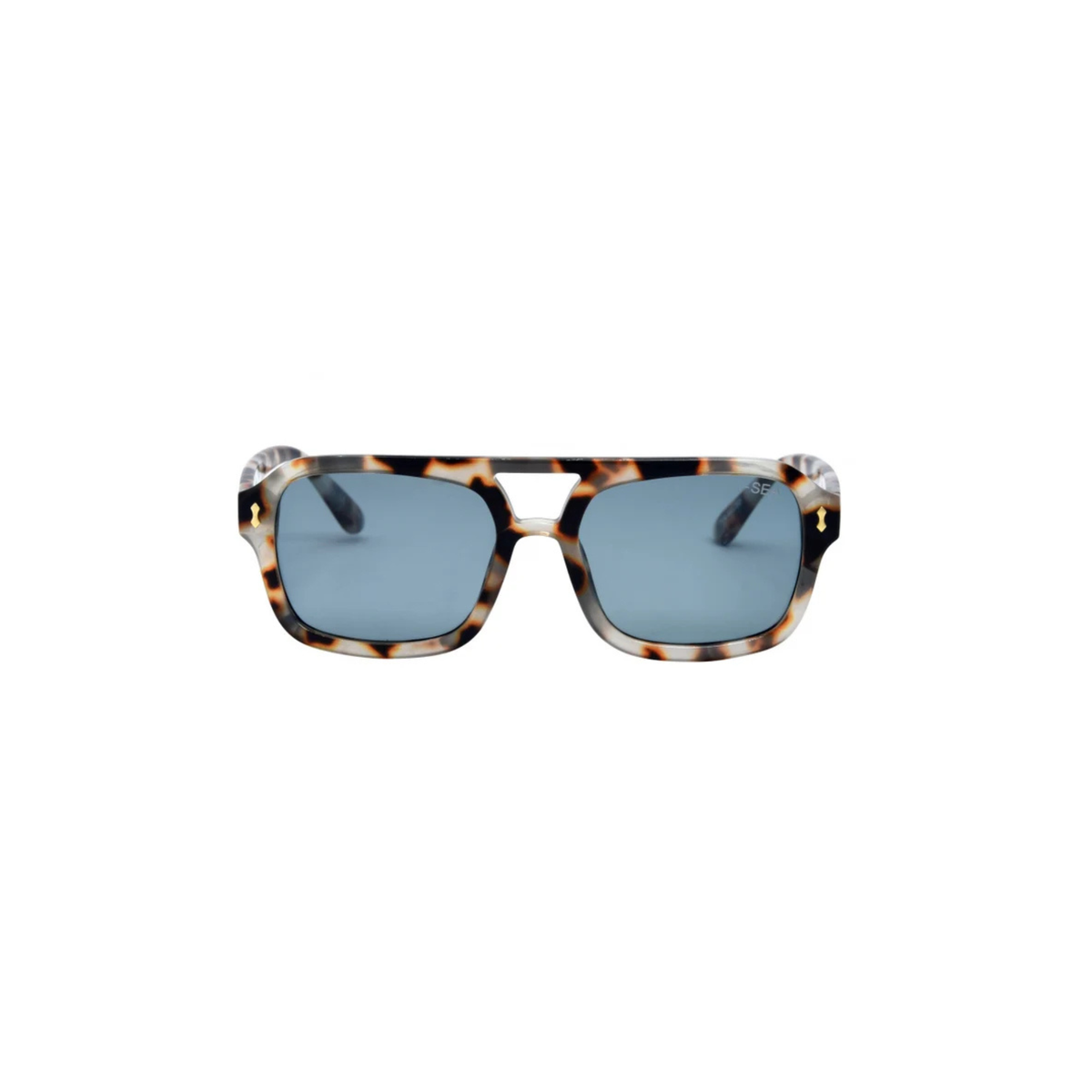 Royal Sunglasses - Snow Tort/ Navy Polarized Lens