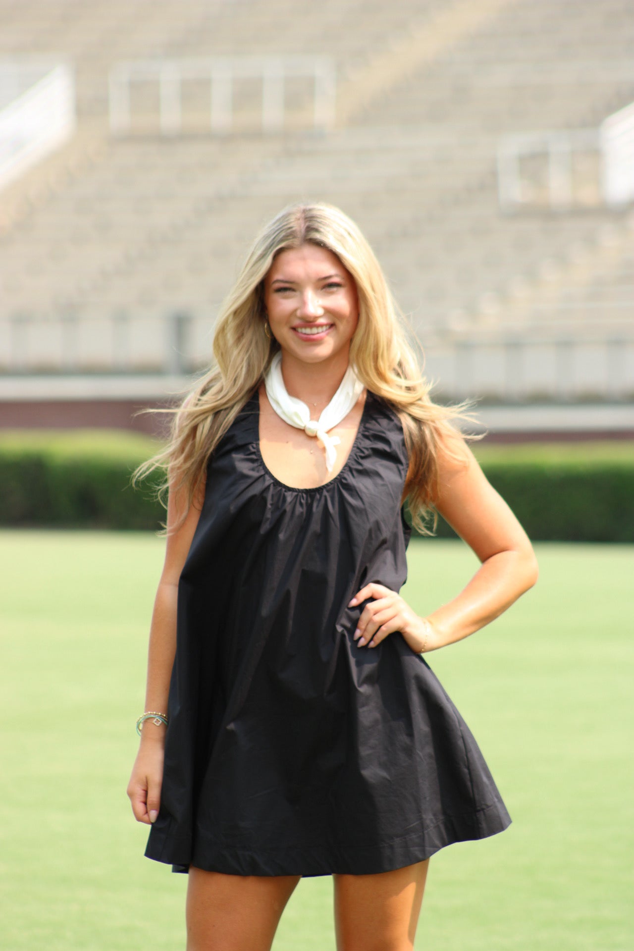 In The Stands Mini Dress - Black