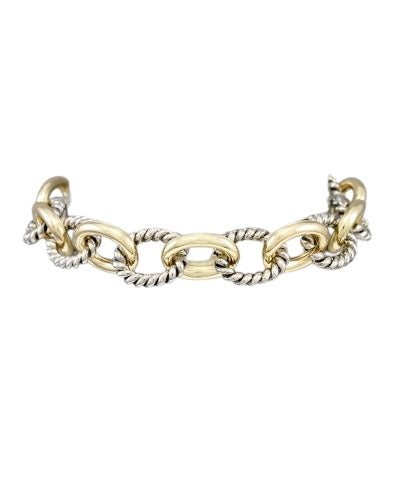 Renee Link Bracelet - Two Toned