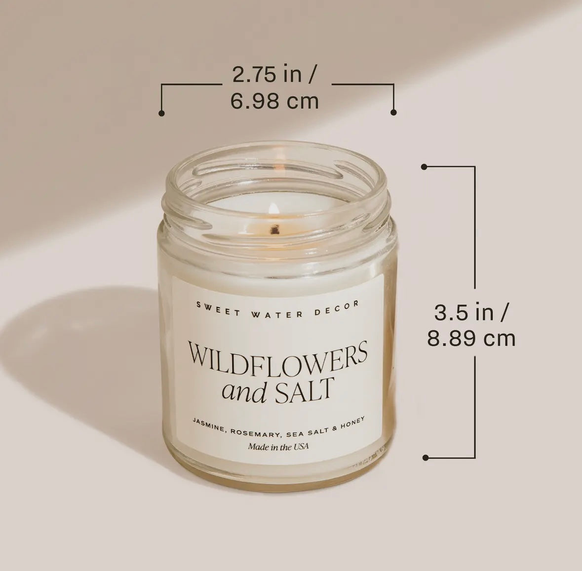 Cashmere and Vanilla 9oz Soy Candle