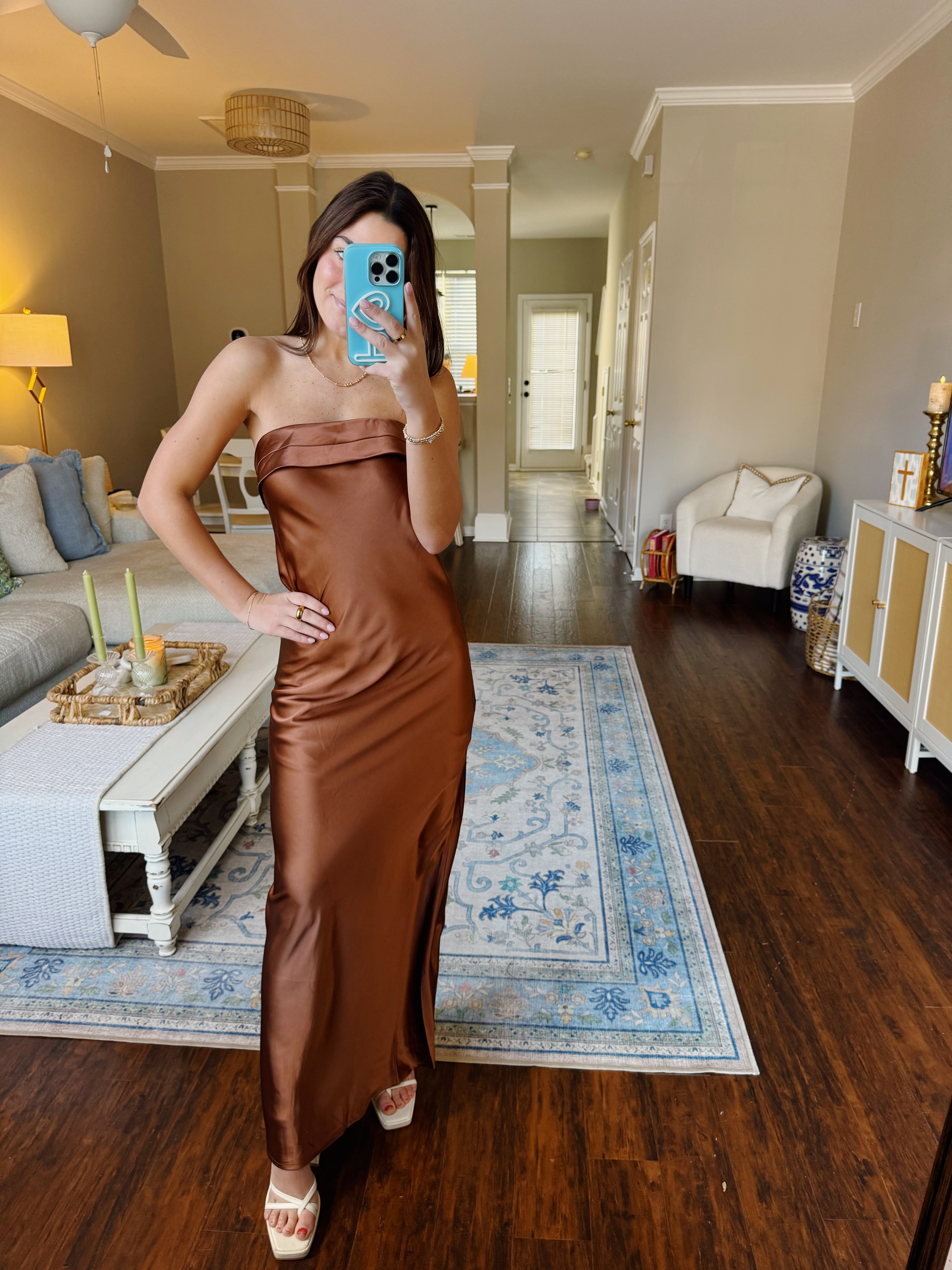 Precious Soul Maxi Dress - Brown