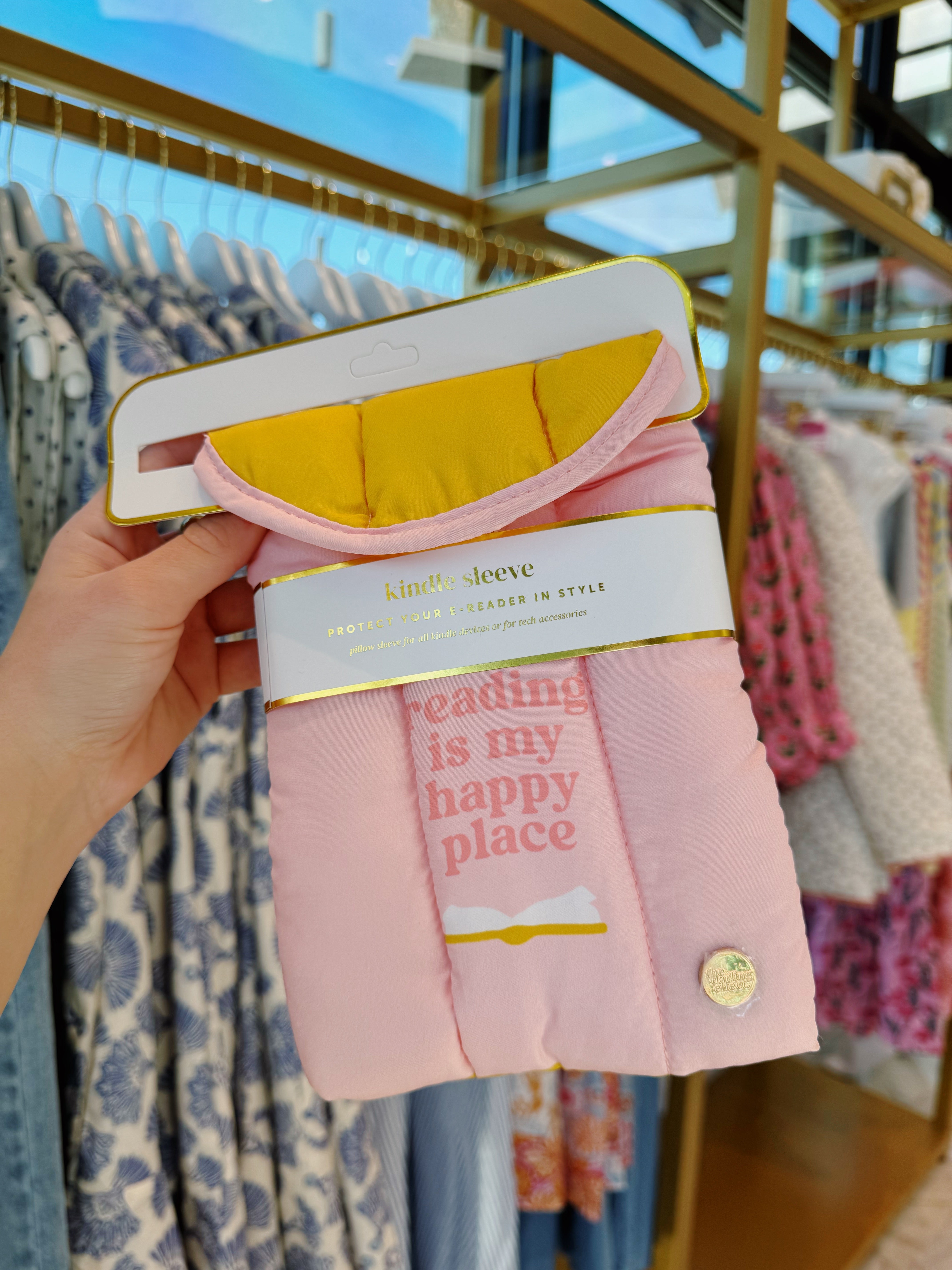 Kindle Sleeve - Reading Is My Happy Place