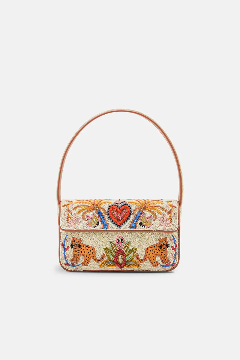 Safari Luxe Leopard Hand Held Bag - America & Beyond