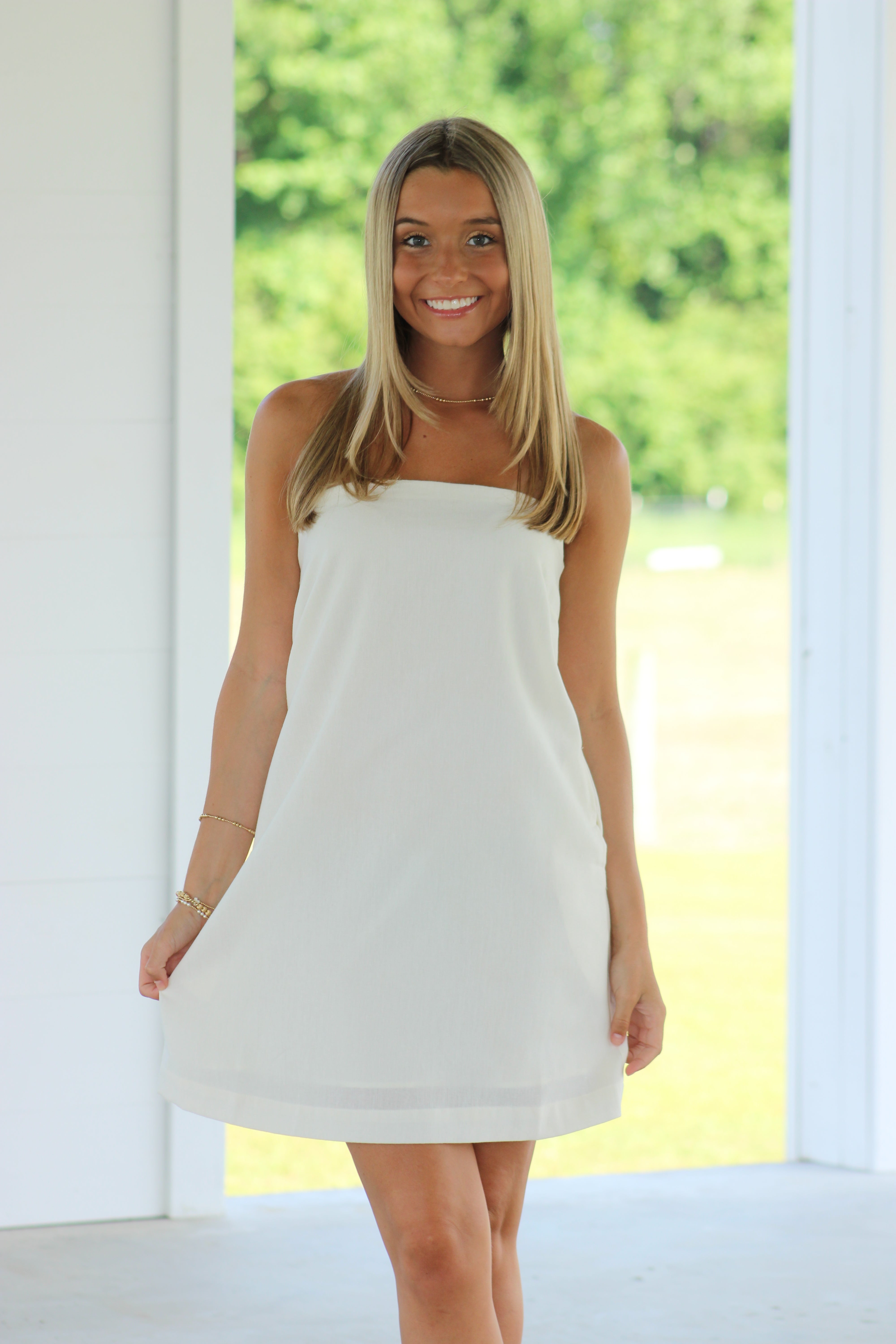 Party Time Mini Dress - Off White