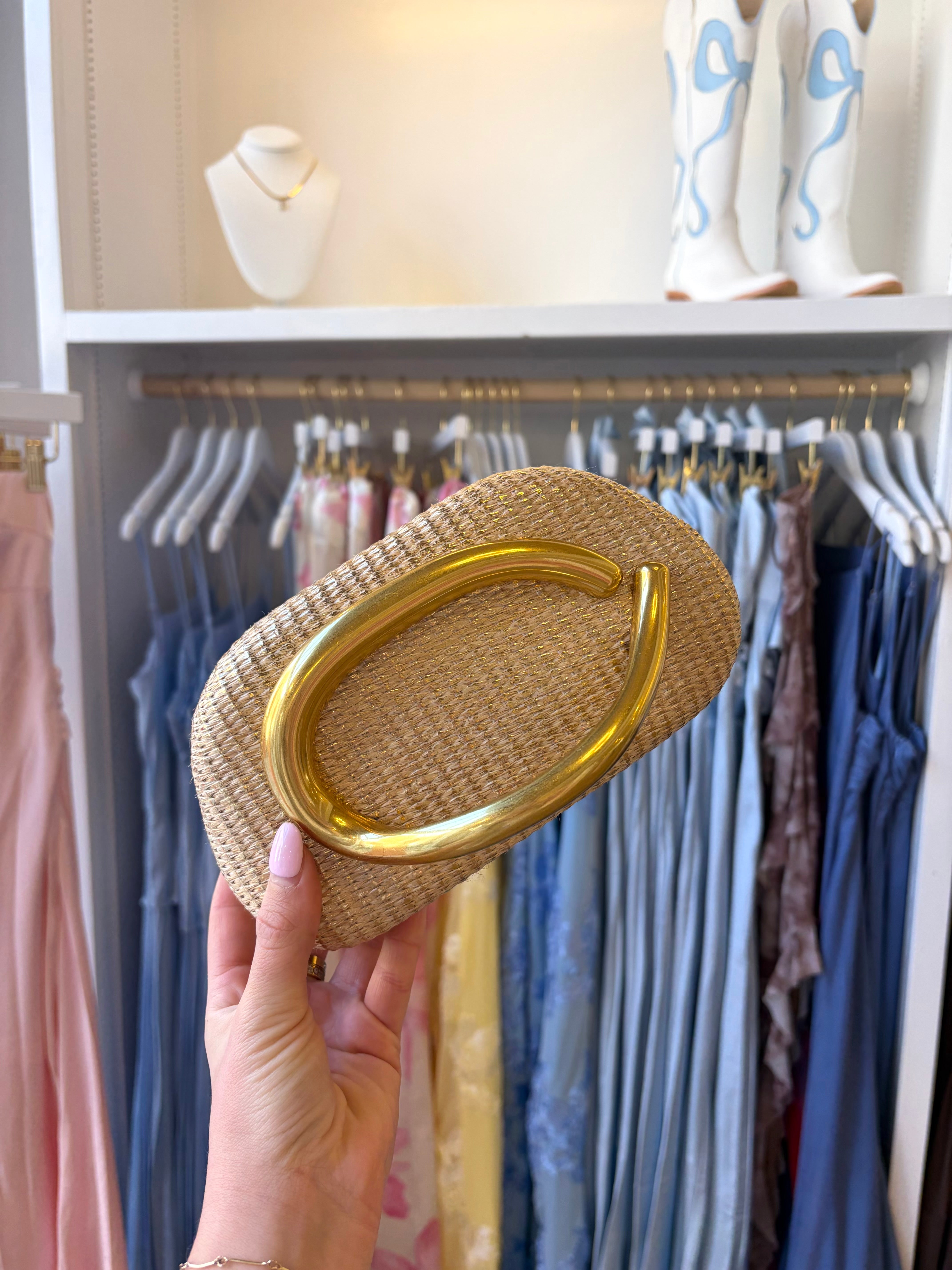 Coastal Evening Clutch - Gold