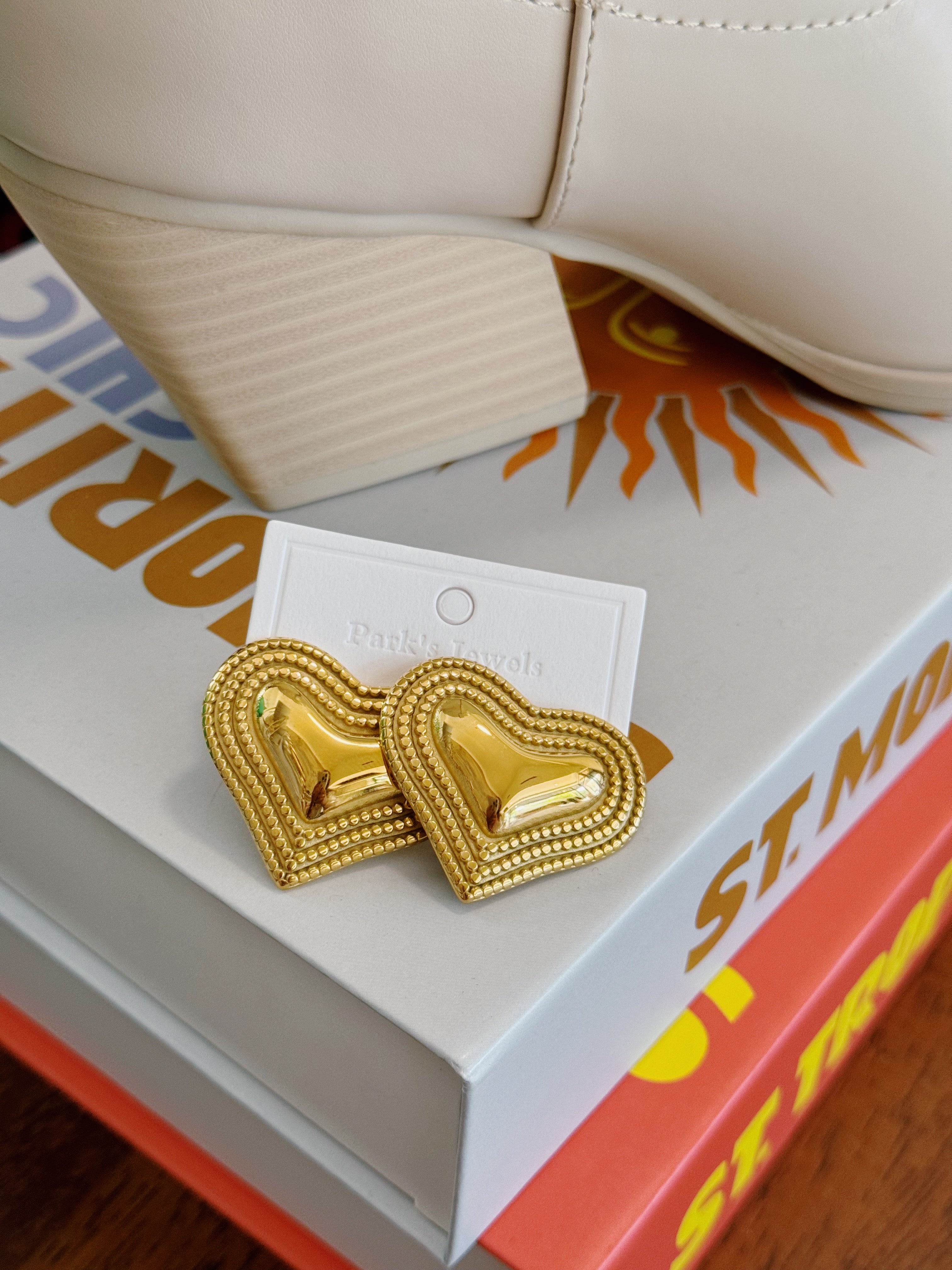 Desiree Heart Earrings