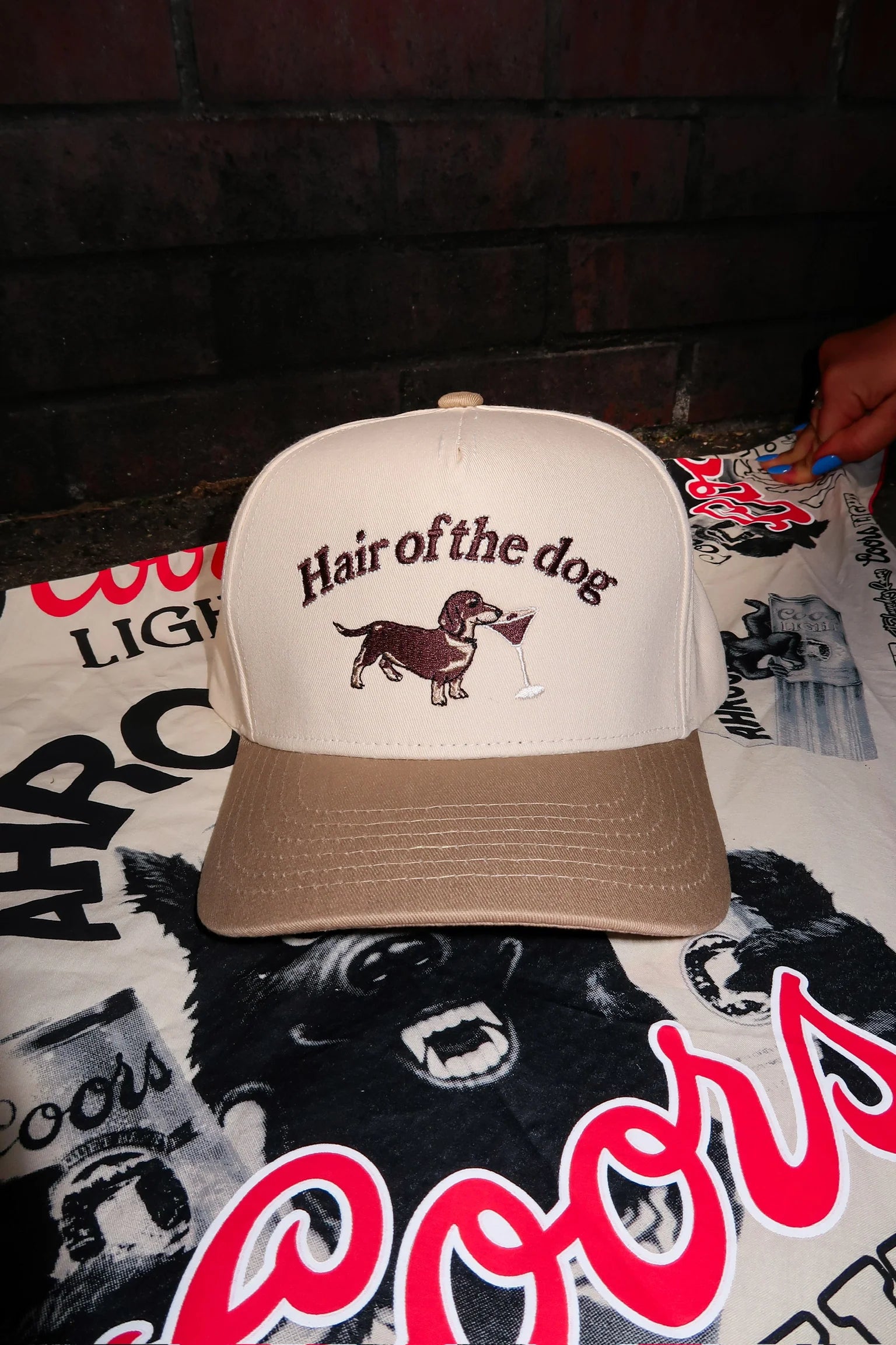 Hair Of The Dog Embroidered Hat - Khaki