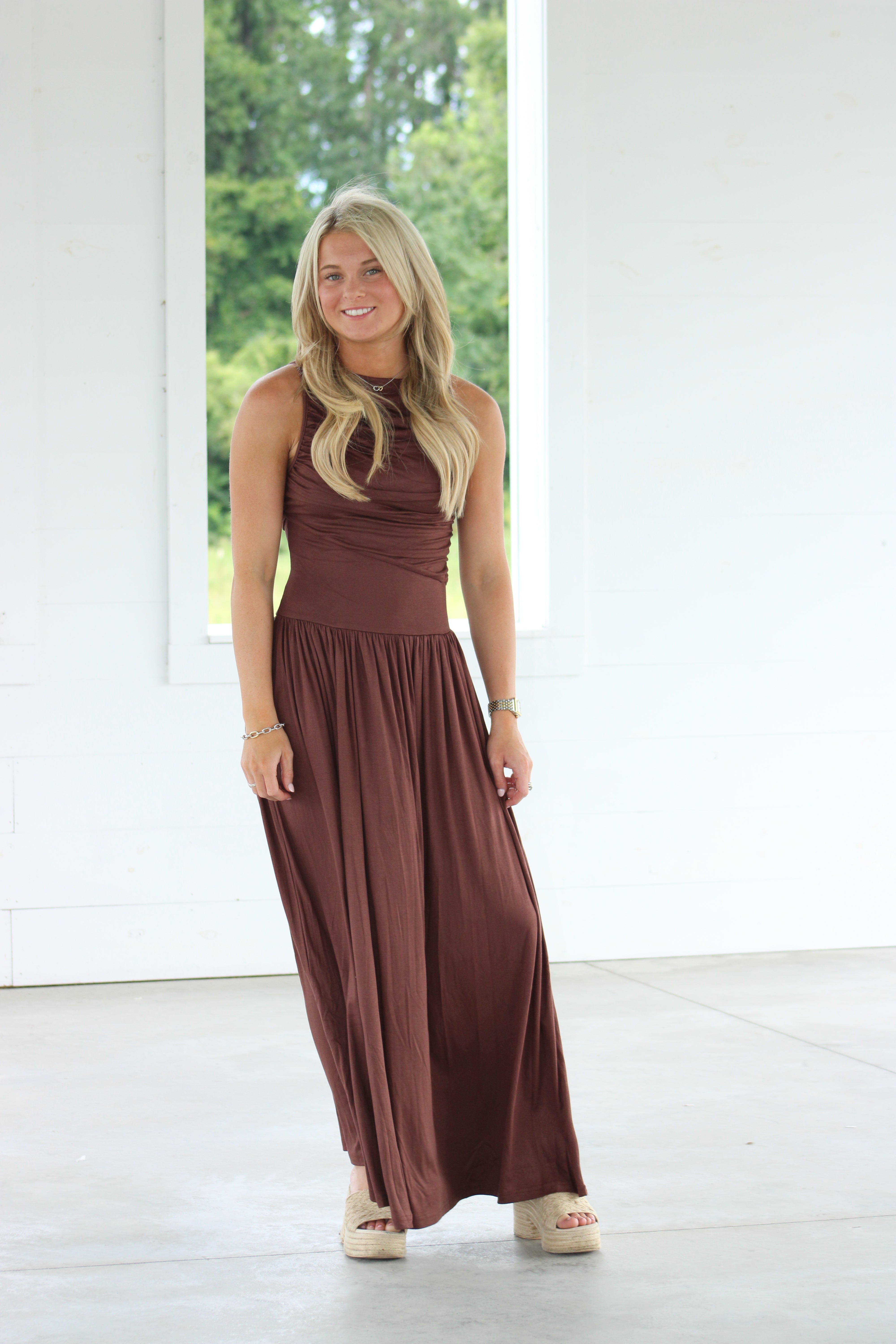 A Love Like Ours Maxi Dress - Brown