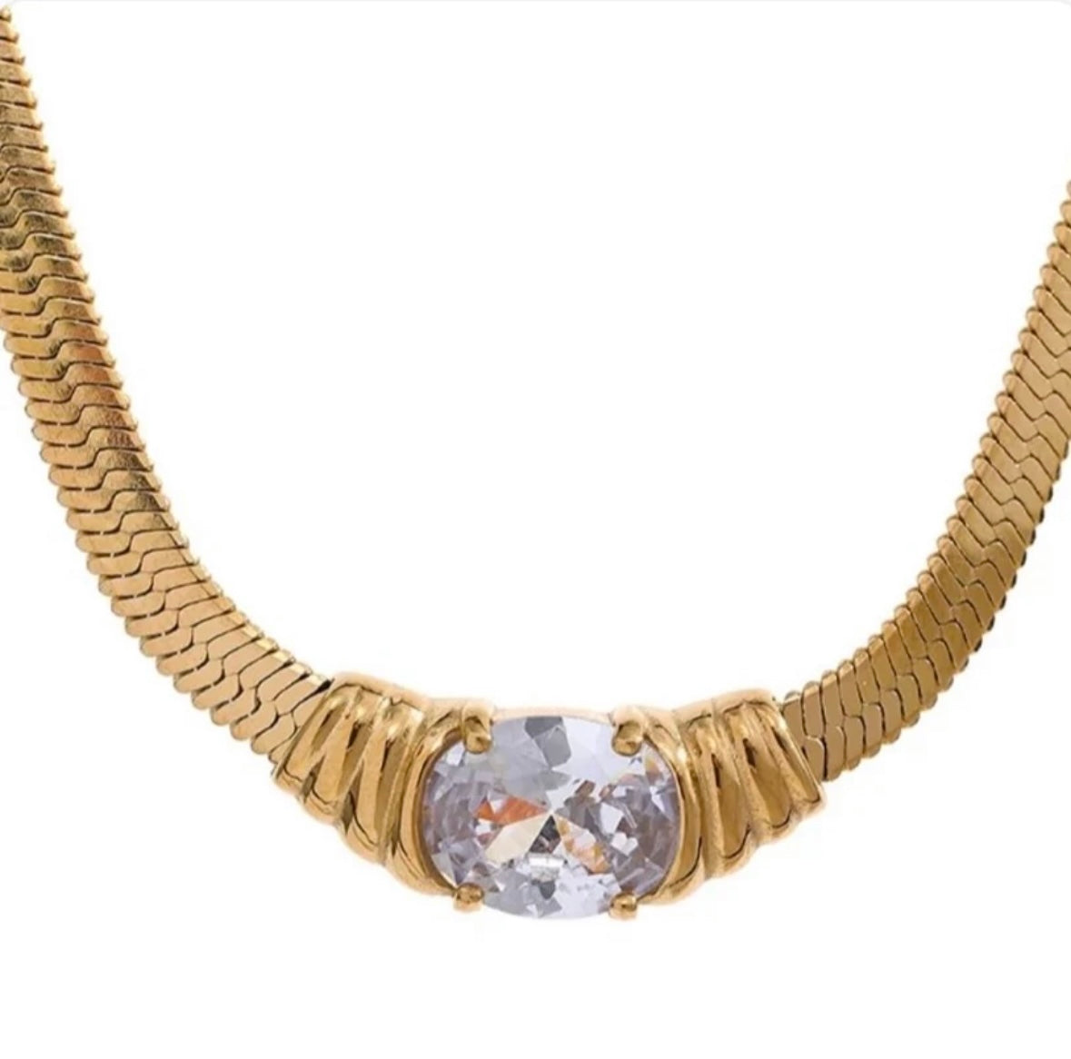 Elizabeth Necklace - Clear