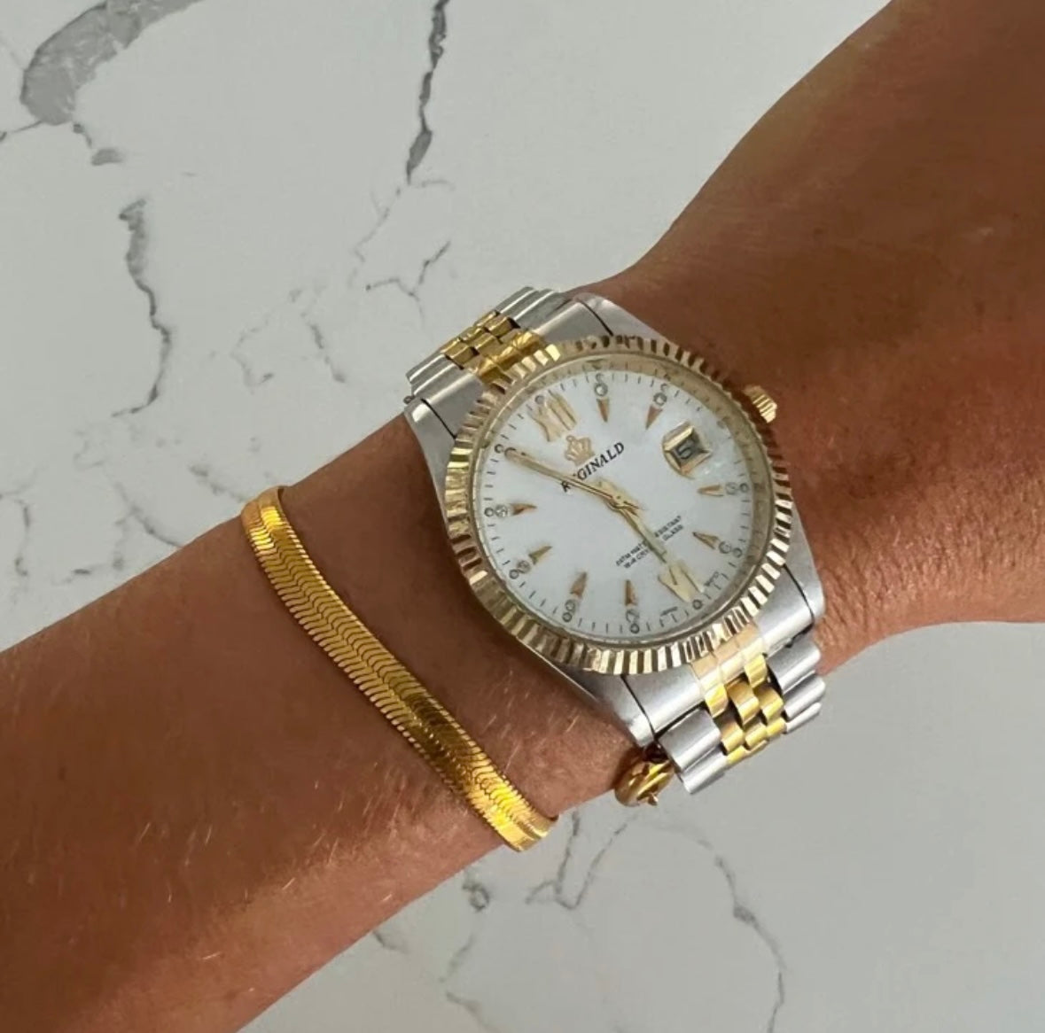 Herringbone Chain Bracelet