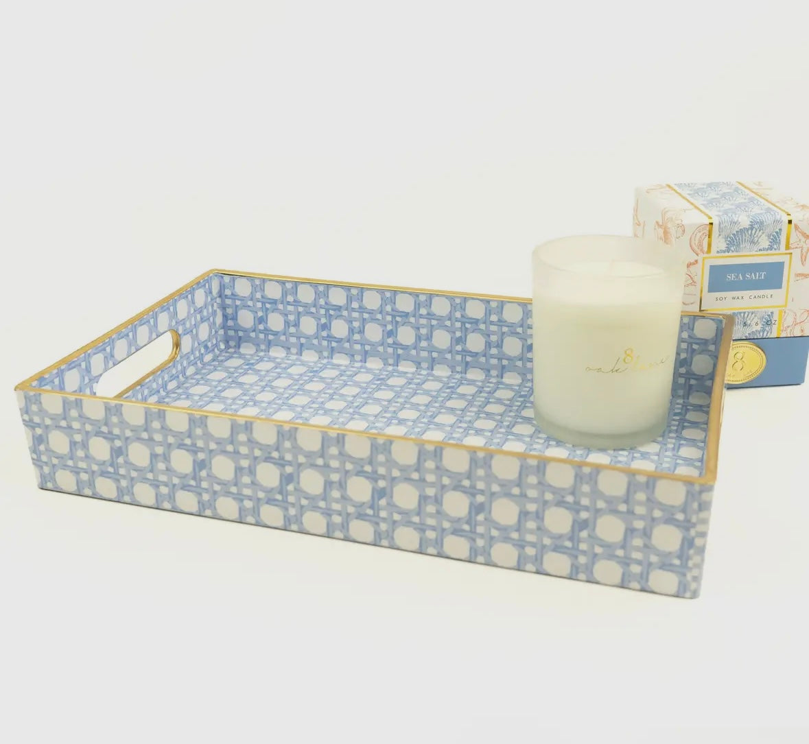Rosa Vanity Tray - Blue