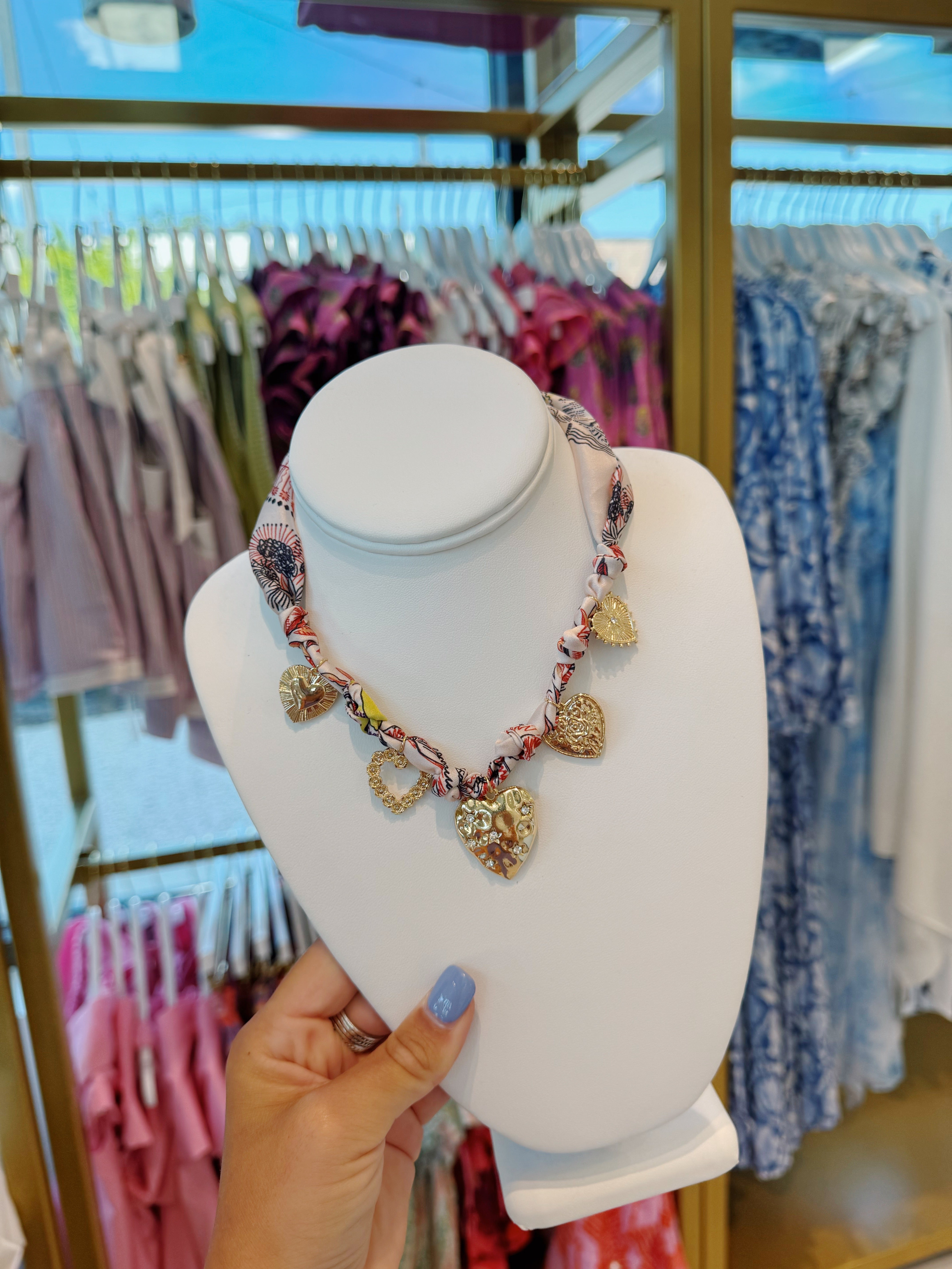 Scarf Charm Necklaces