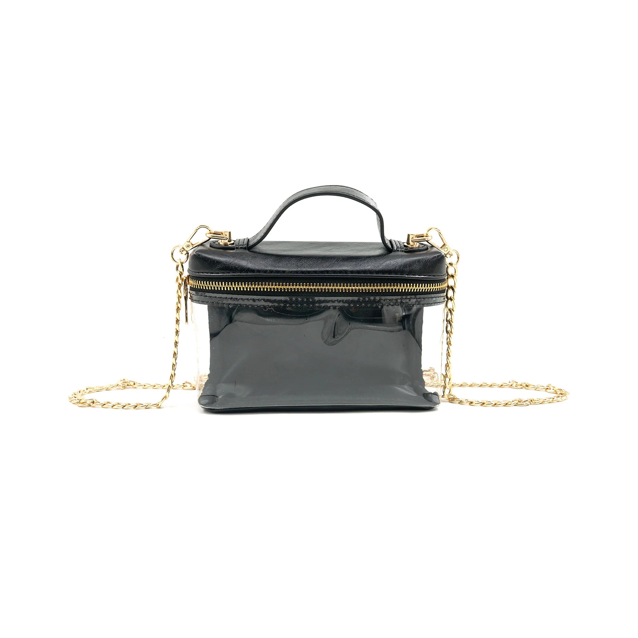Classy Clear Bag - Black