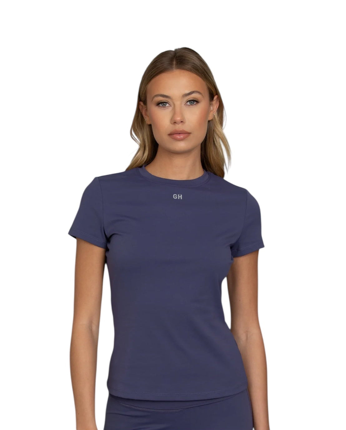 Gold Hinge Essential Full Length Short Sleeve - Pale Indigo