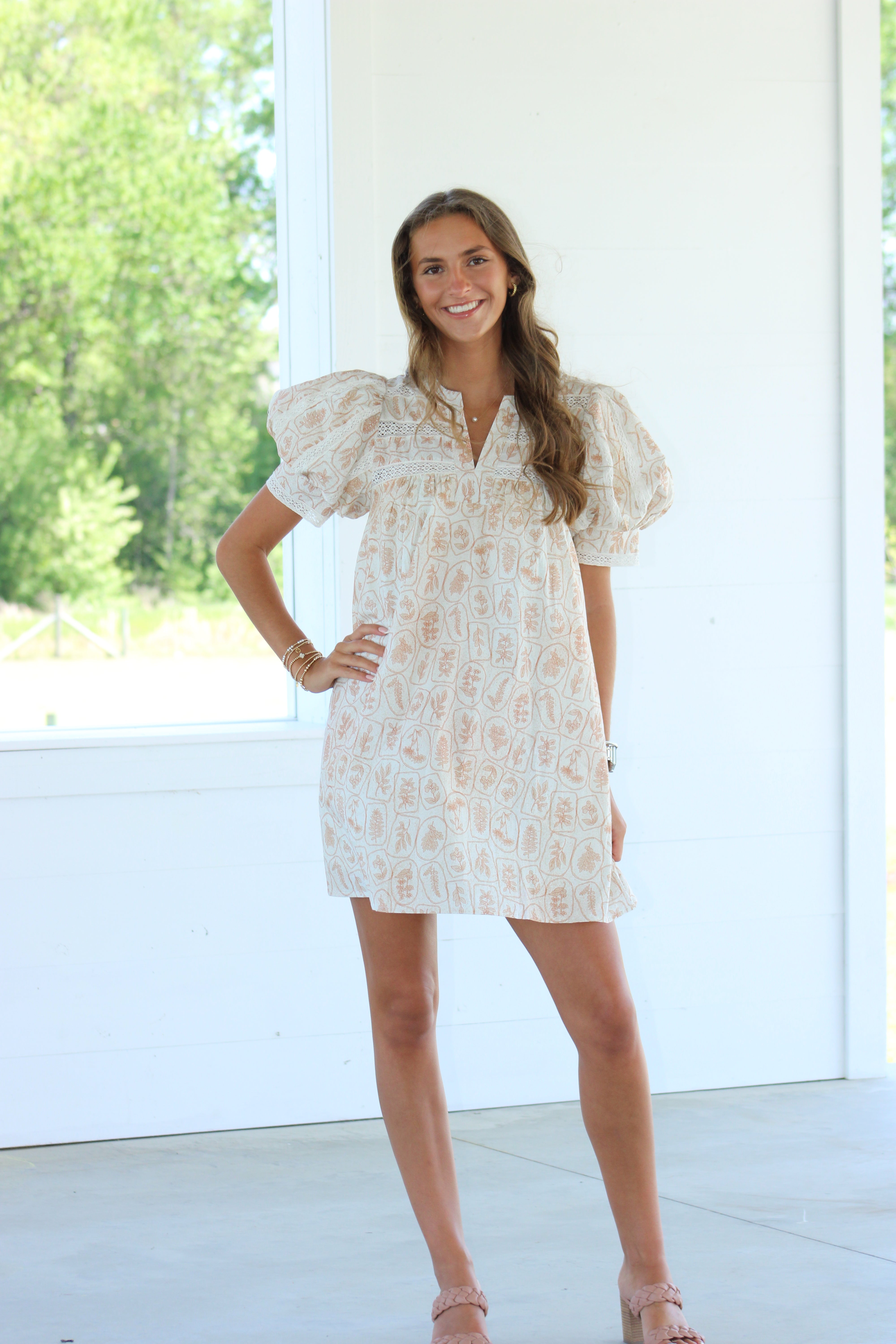 Happy Now Dress - Latte