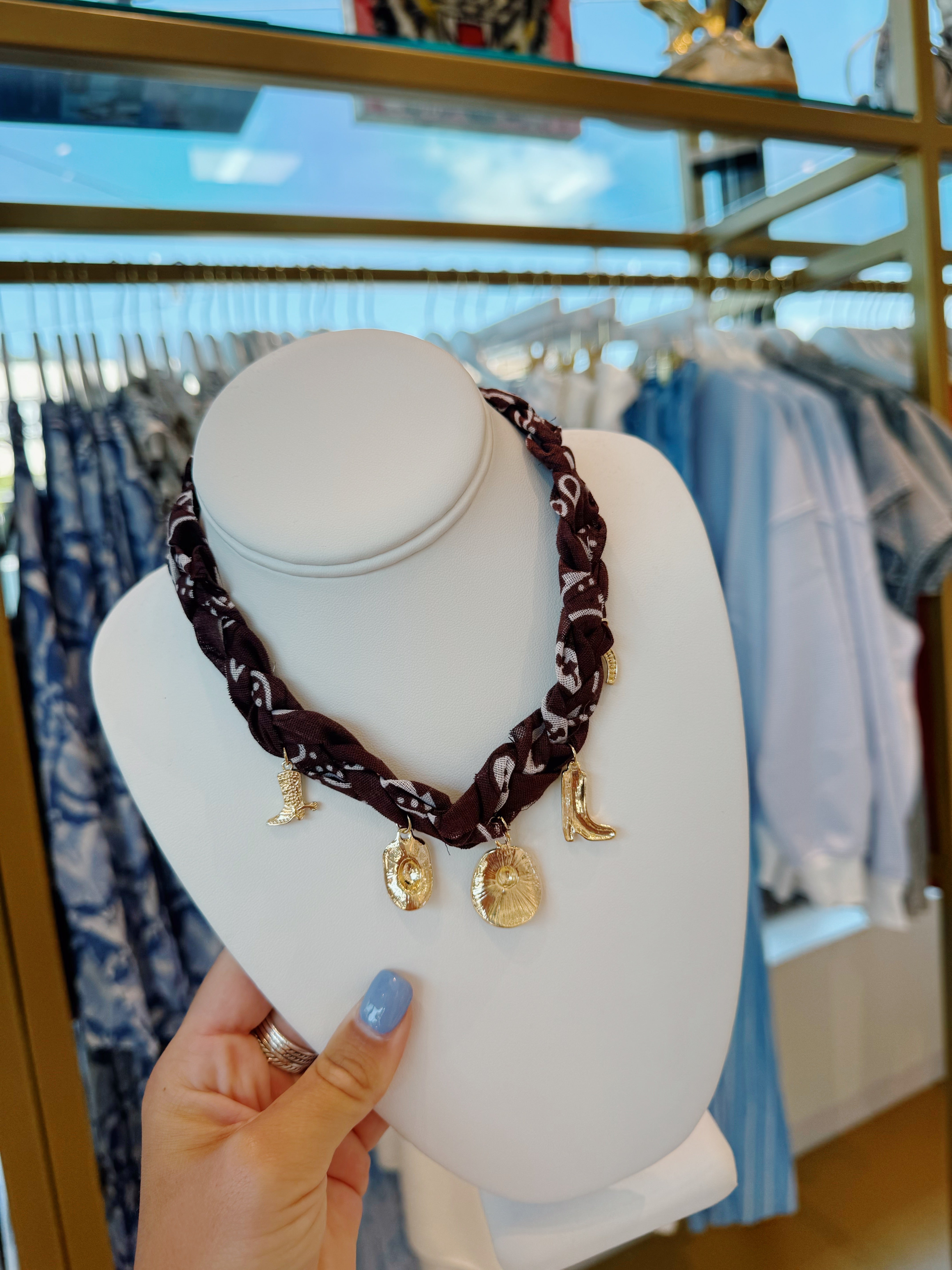 Scarf Charm Necklaces