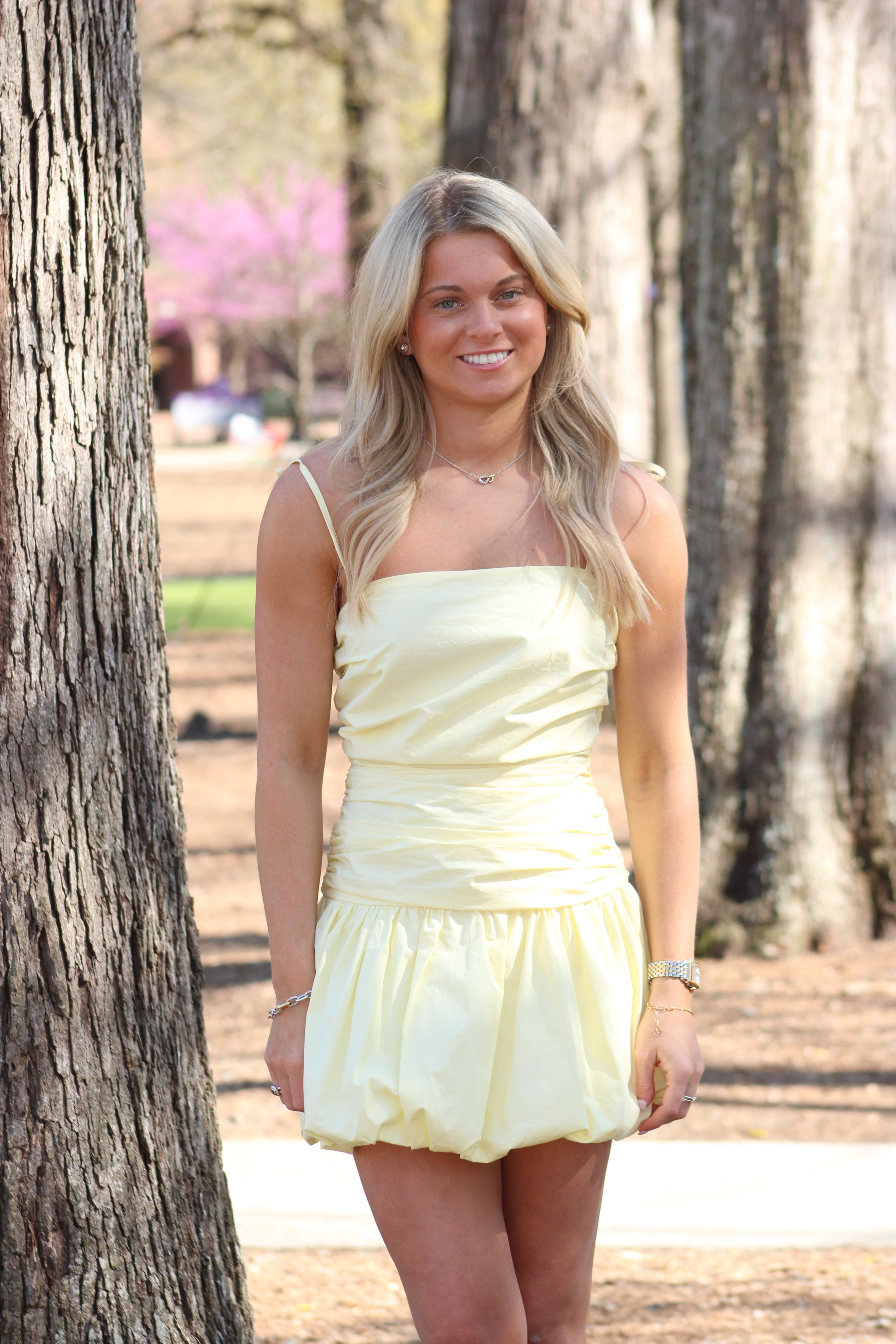 Something Here Dress - Light Yellow