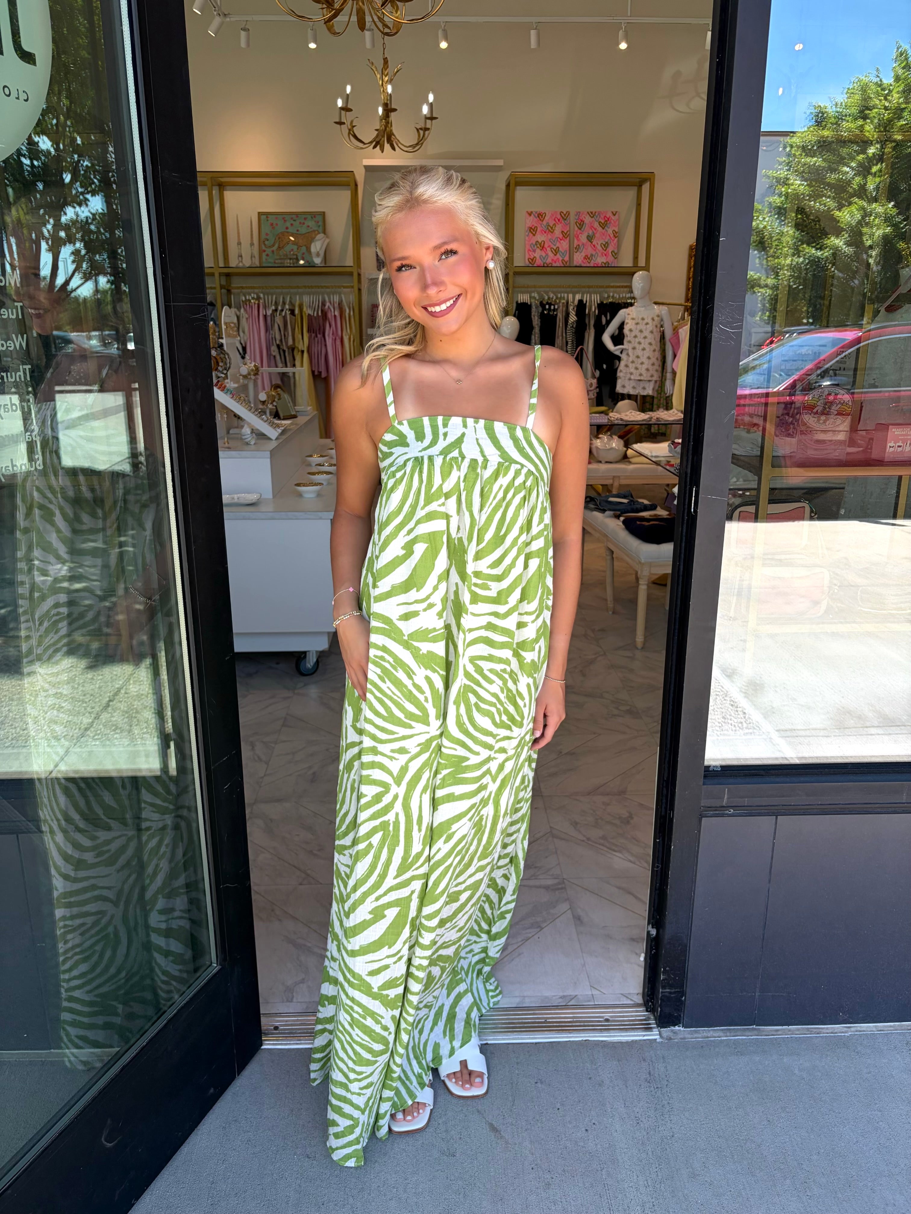 Thats So True Maxi Dress - Matcha Green