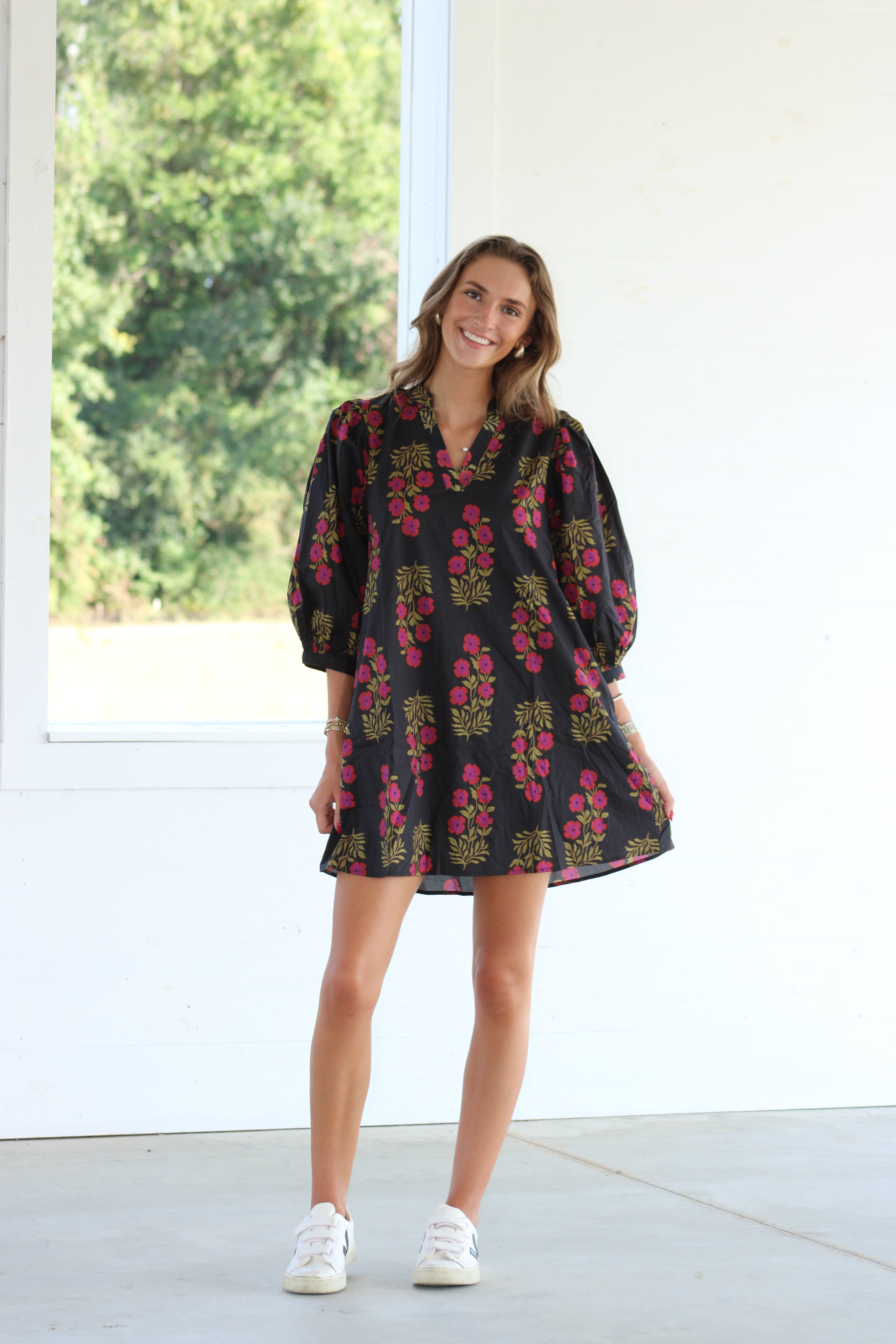 Erin Mini Dress - Black