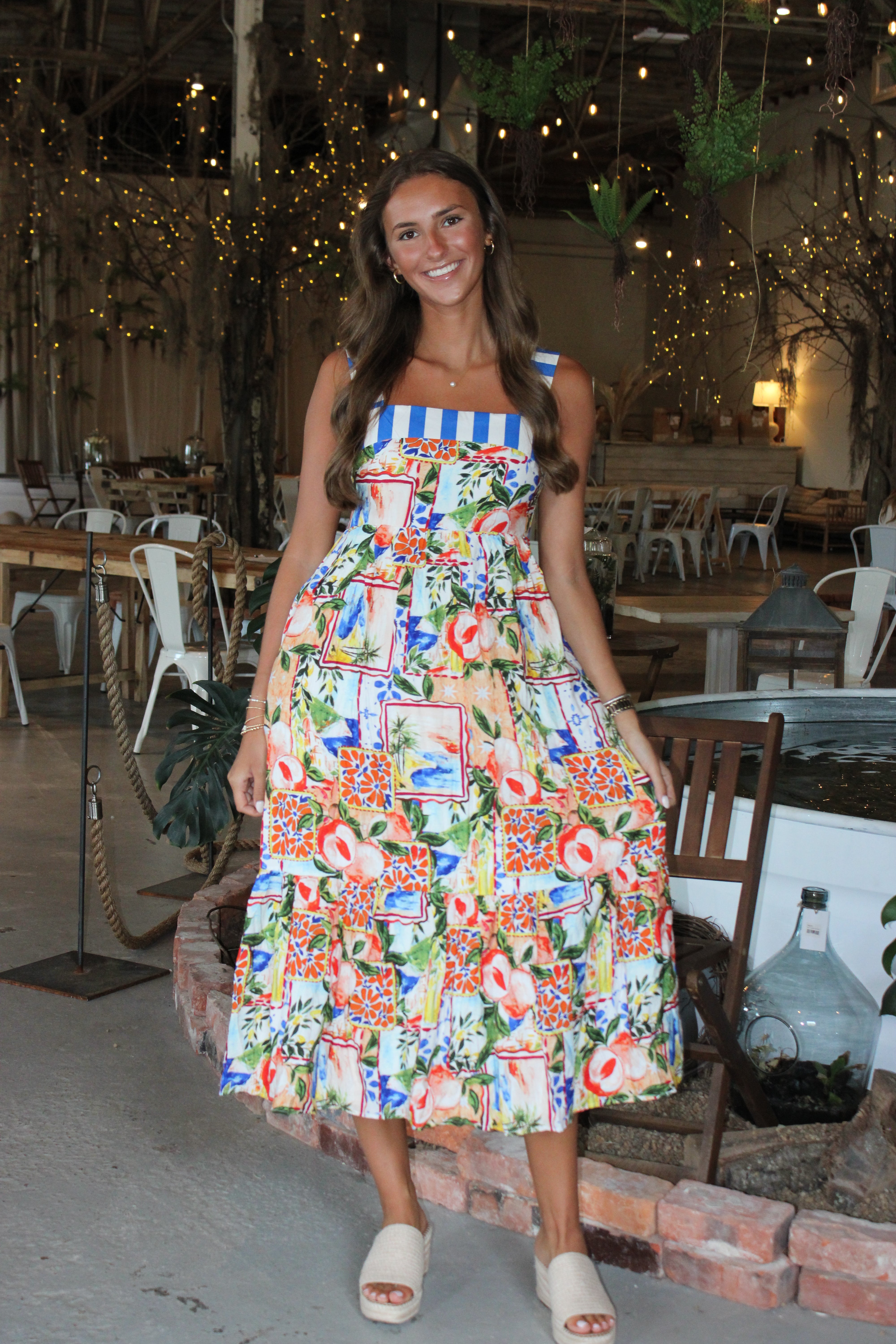 French 75 Maxi Dress - Multi