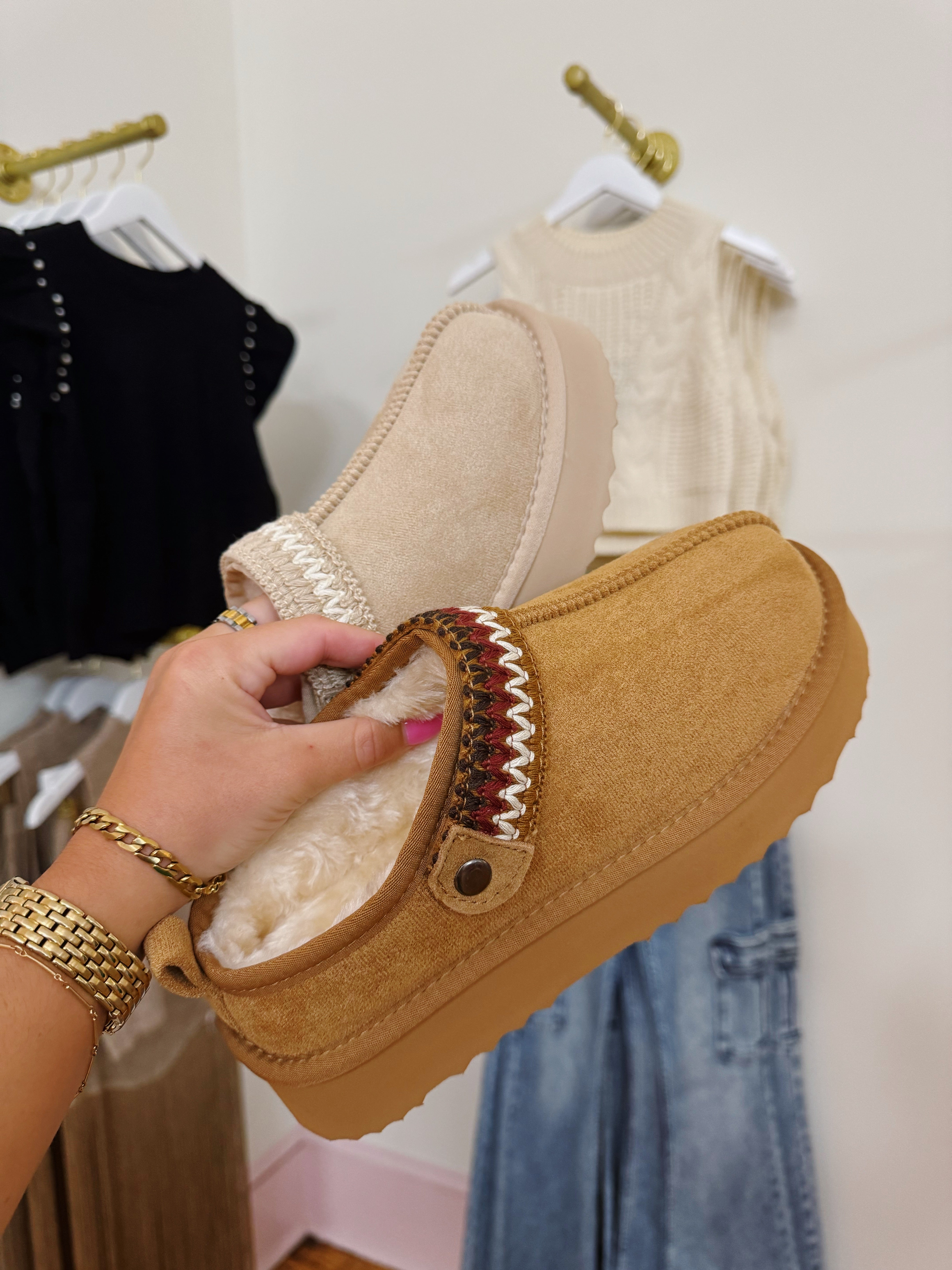 Storm Lounge Mule - Chestnut