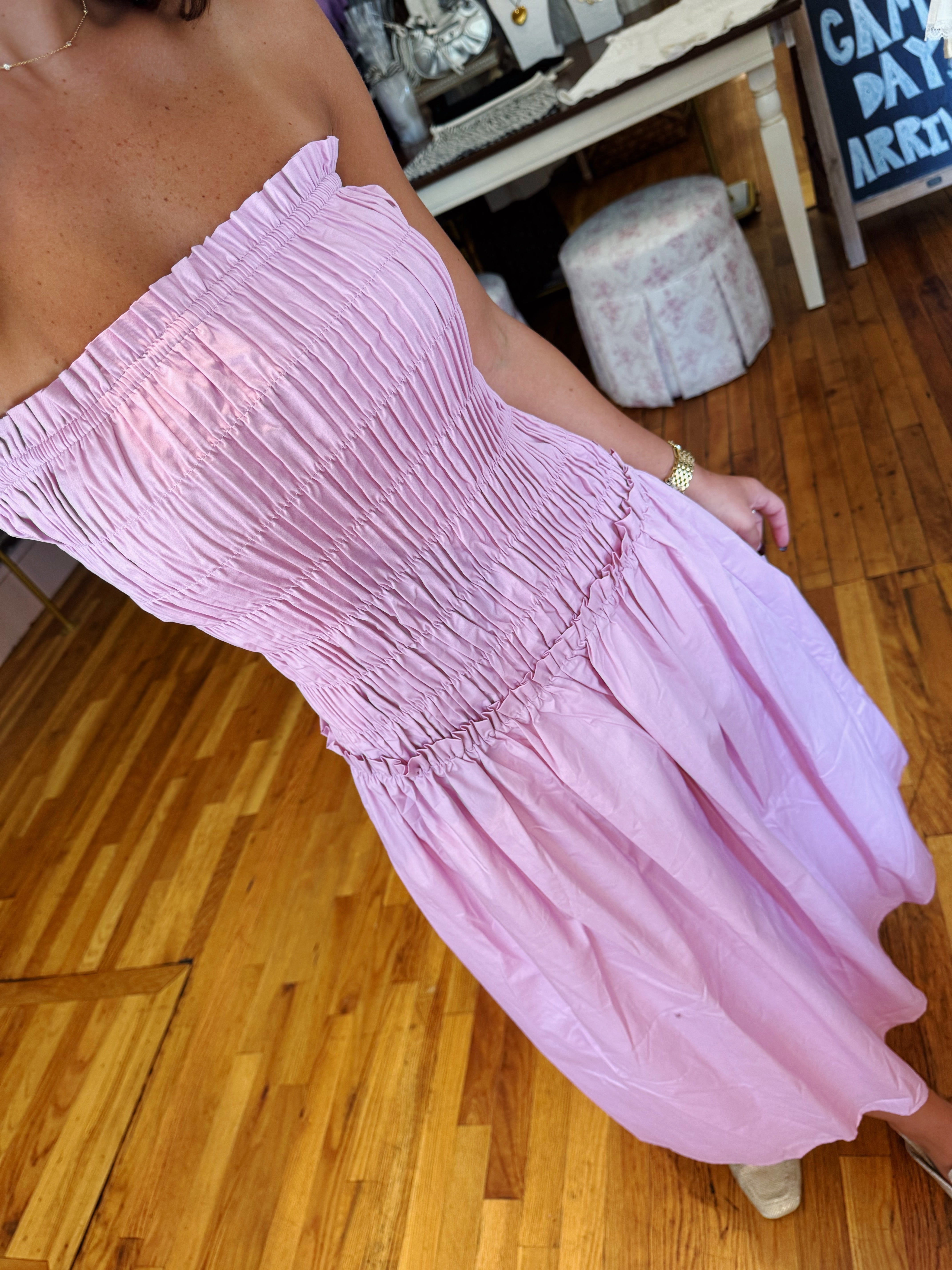 Lennox Midi Dress - Lilac