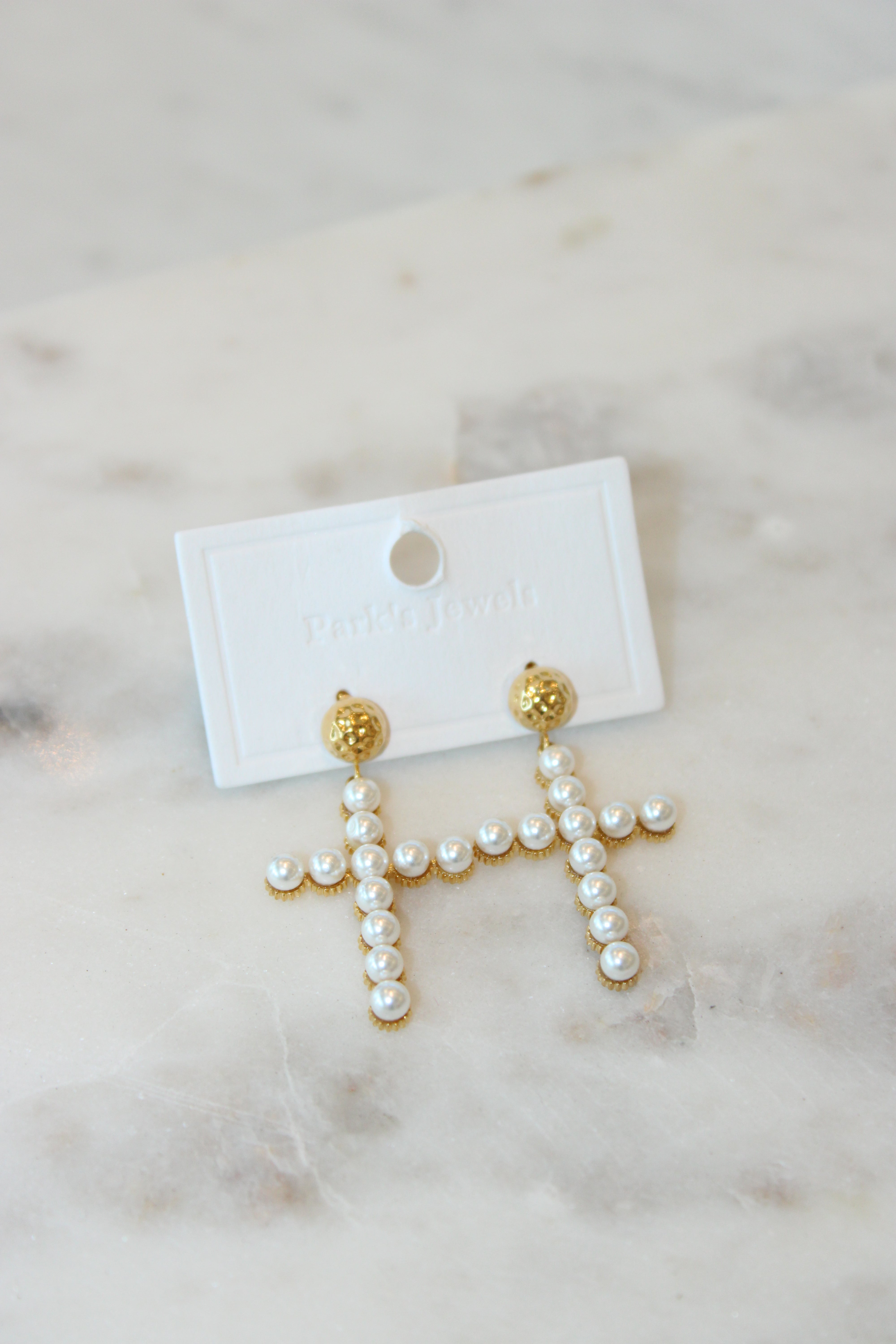 Adelaide Cross Earrings