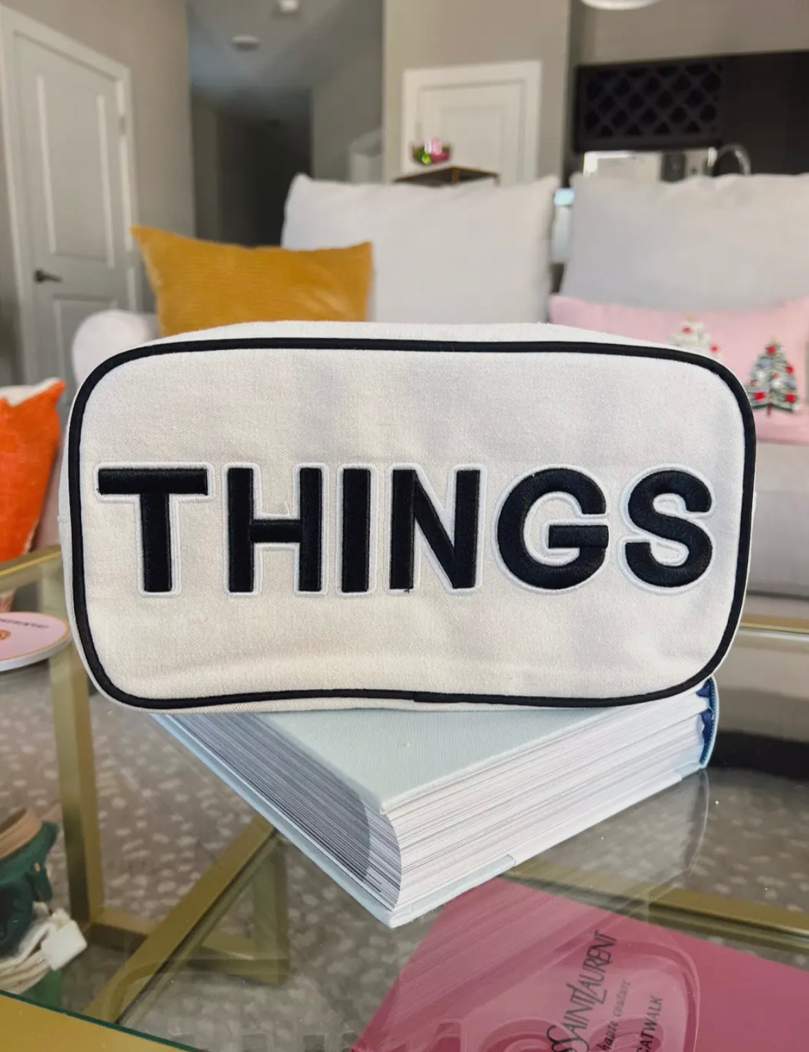 Things Large Canvas Bag