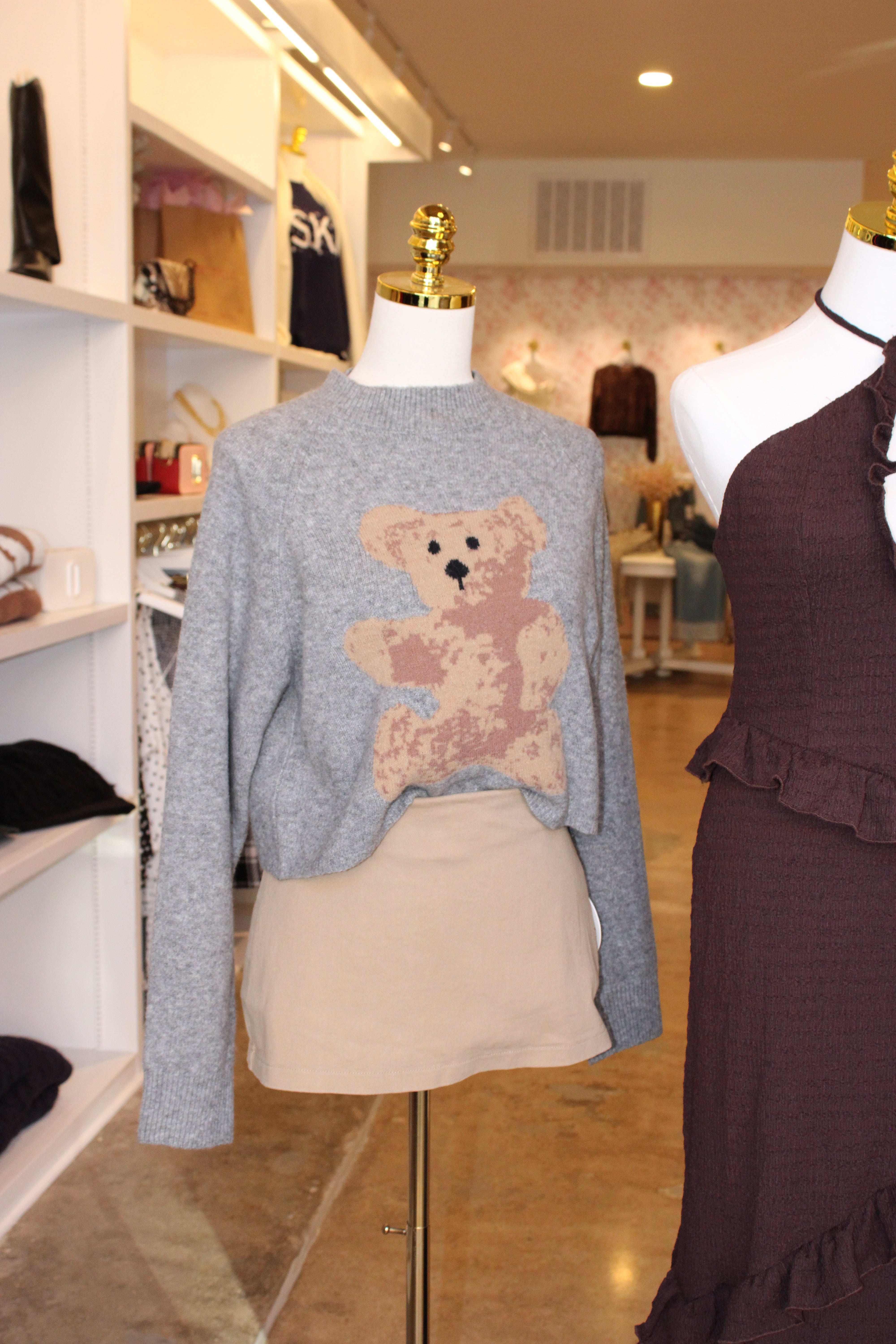 Sweet Caroline Mini Skirt - Tan