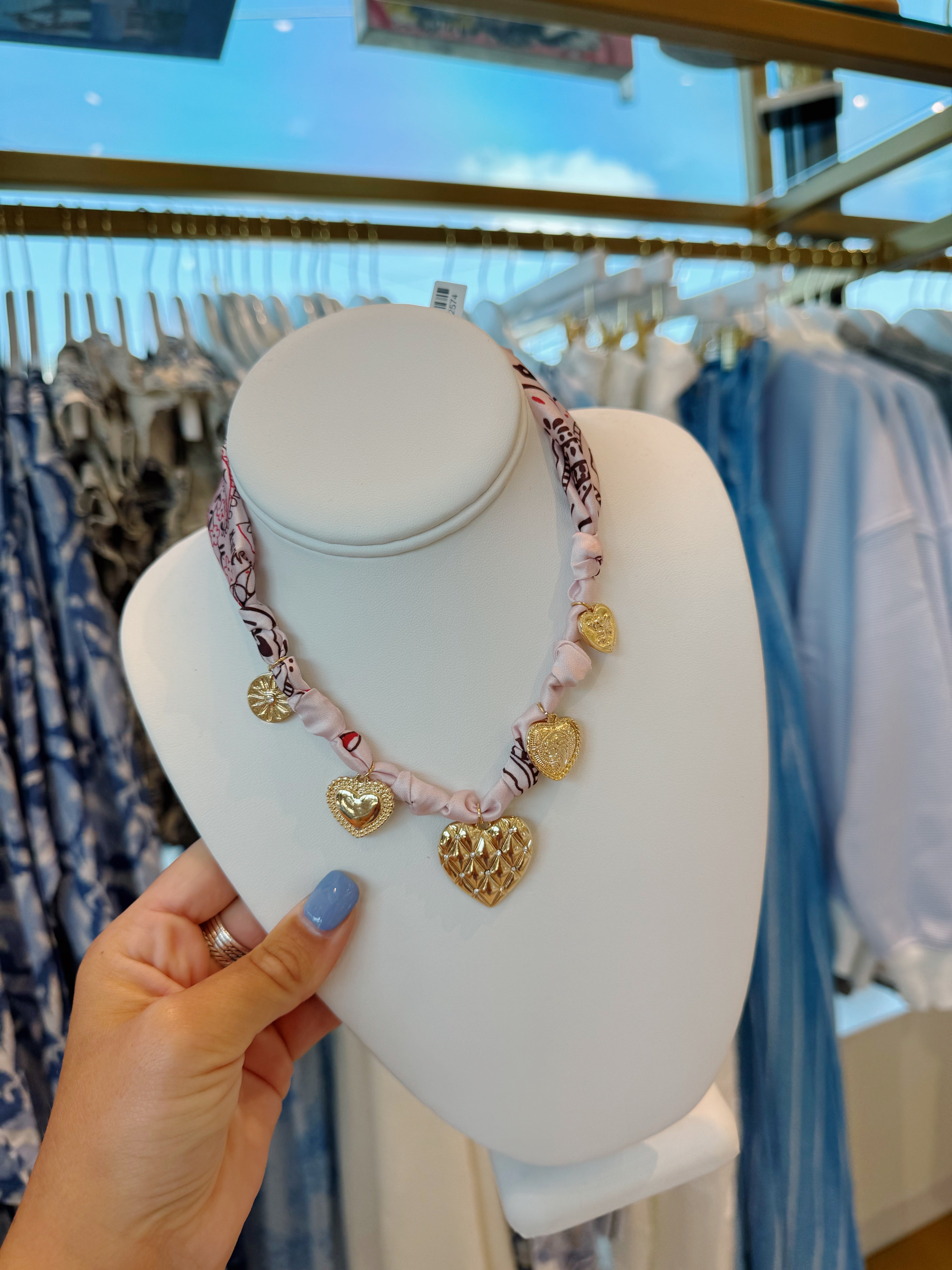 Scarf Charm Necklaces