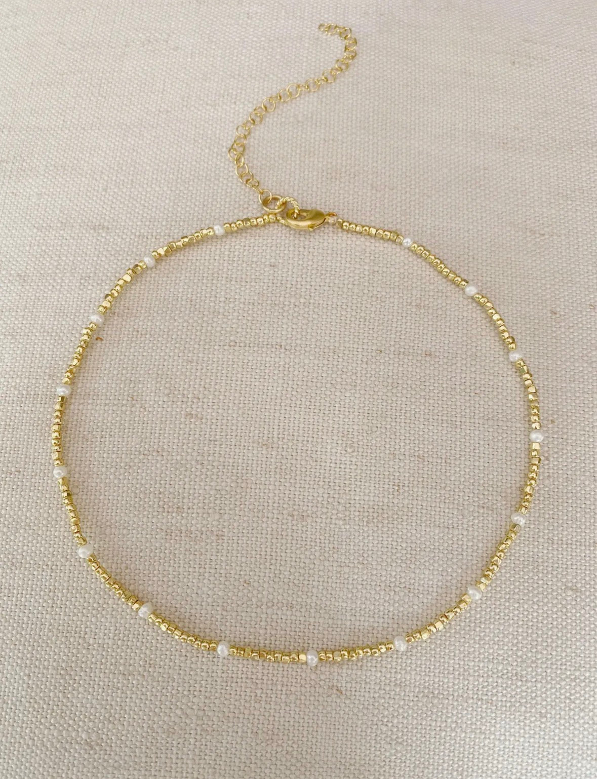 Multi Mini Pearl Choker
