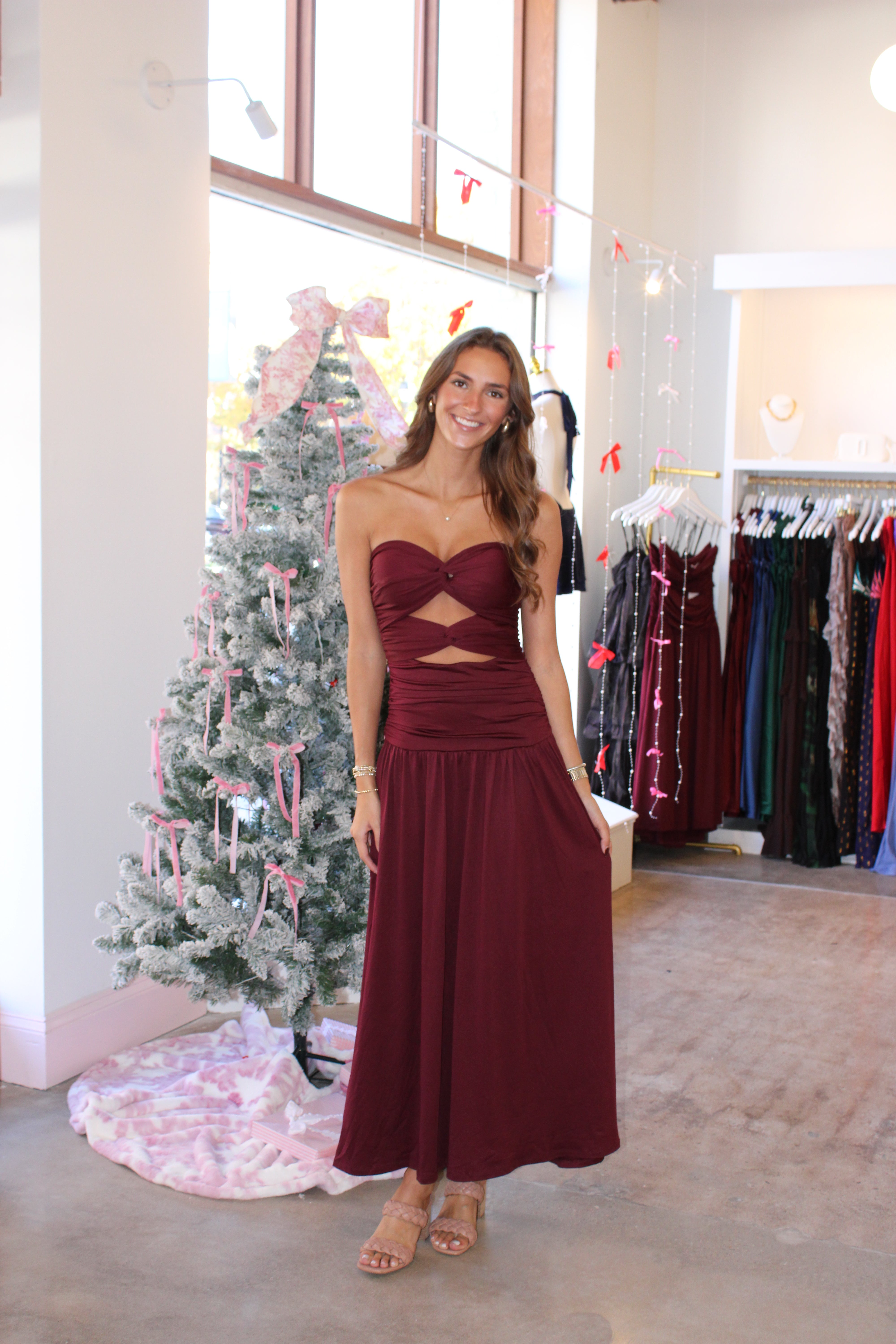 Wilshire Maxi Dress - Wine