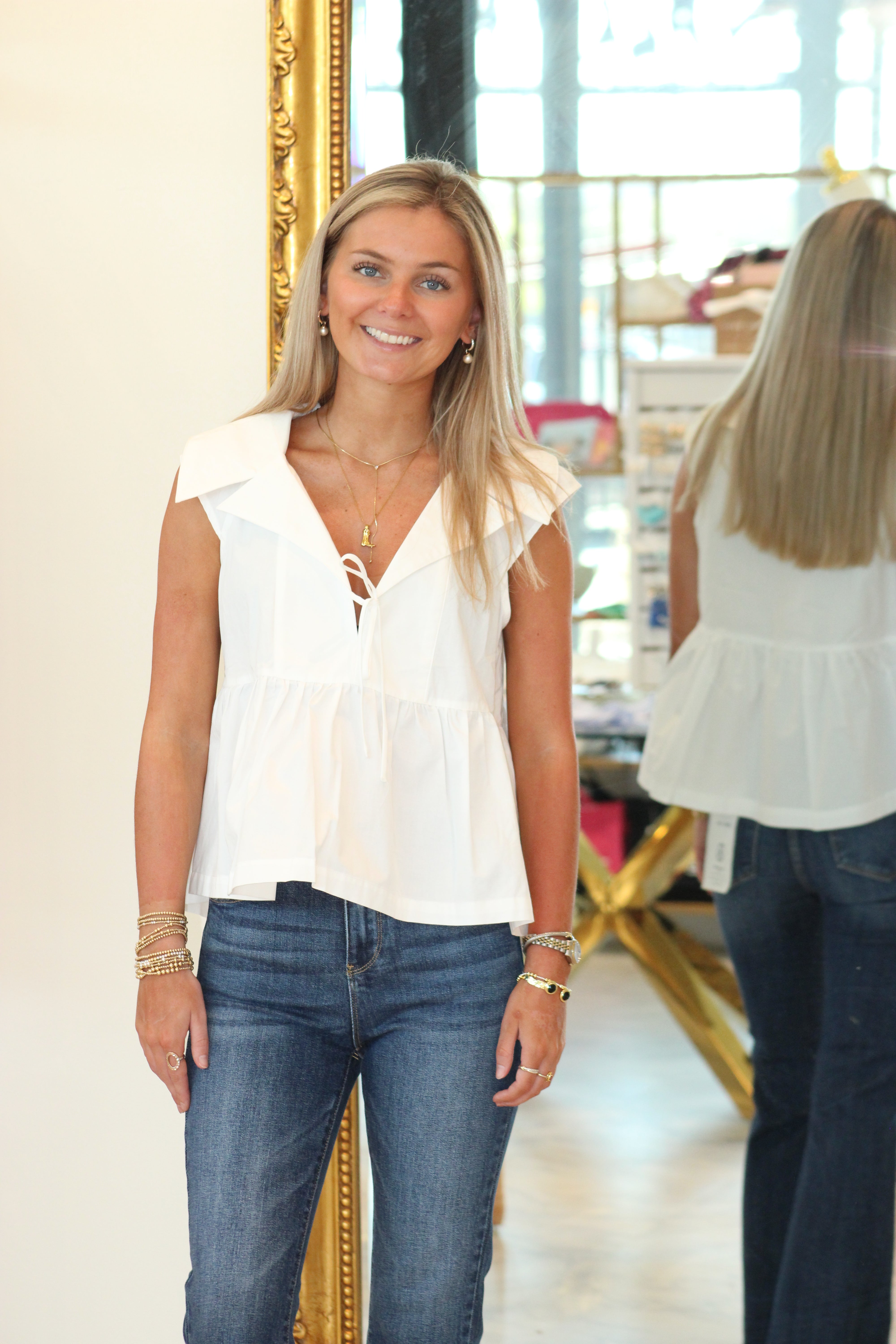 True Colors Top - White