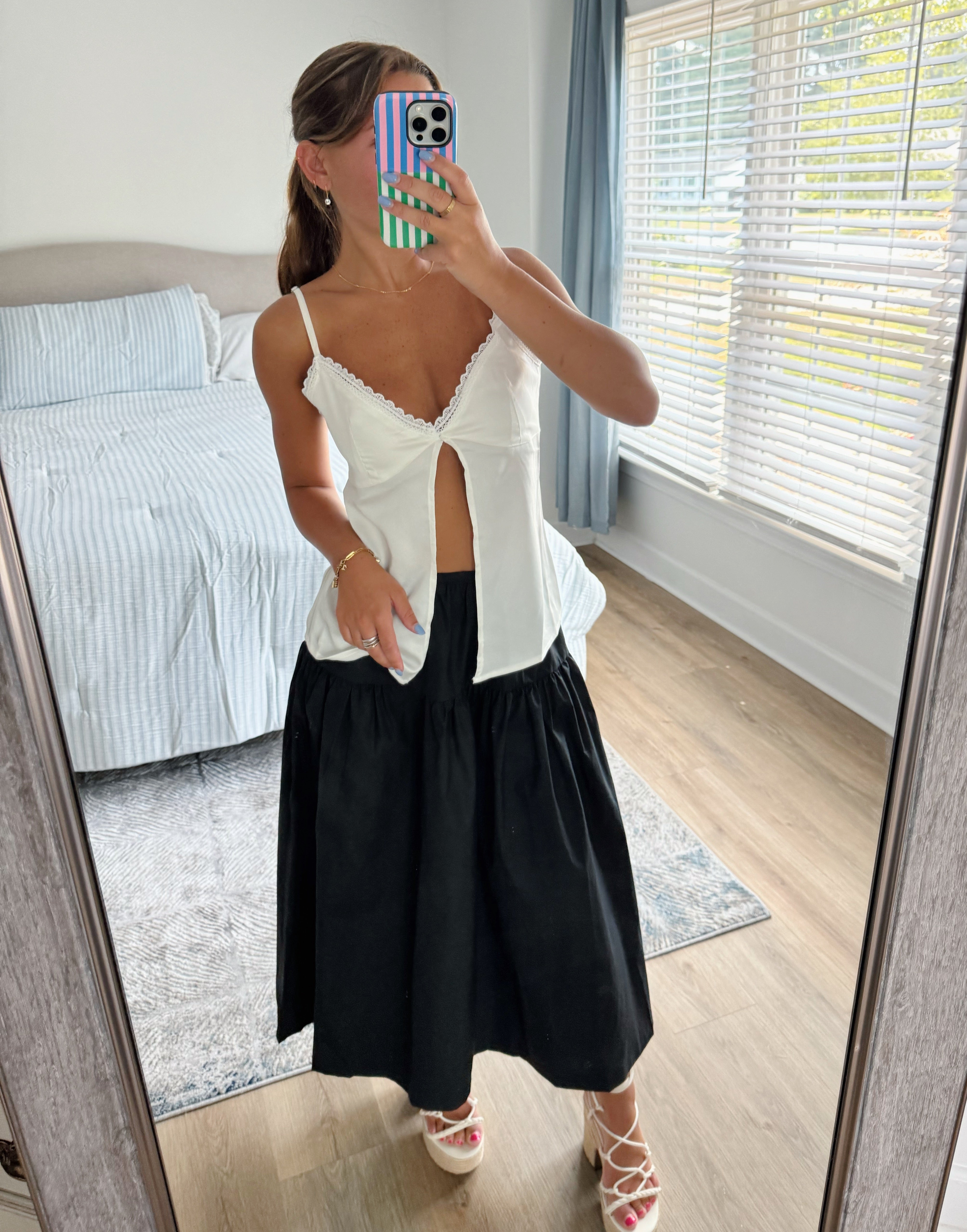 Kaylee Midi Skirt - Black